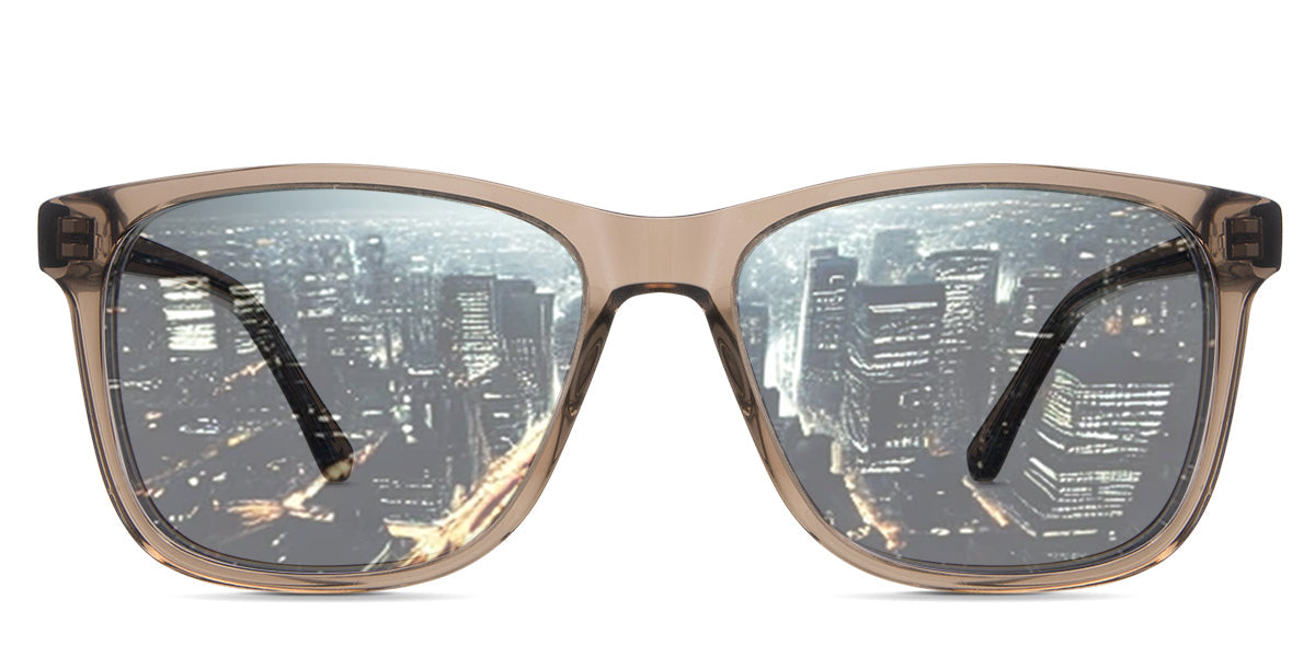 Tavo Men Prescription Tinted Sunglasses - UV Protection Polarized Lenses for Driving, Fishing & Outdoor Activities