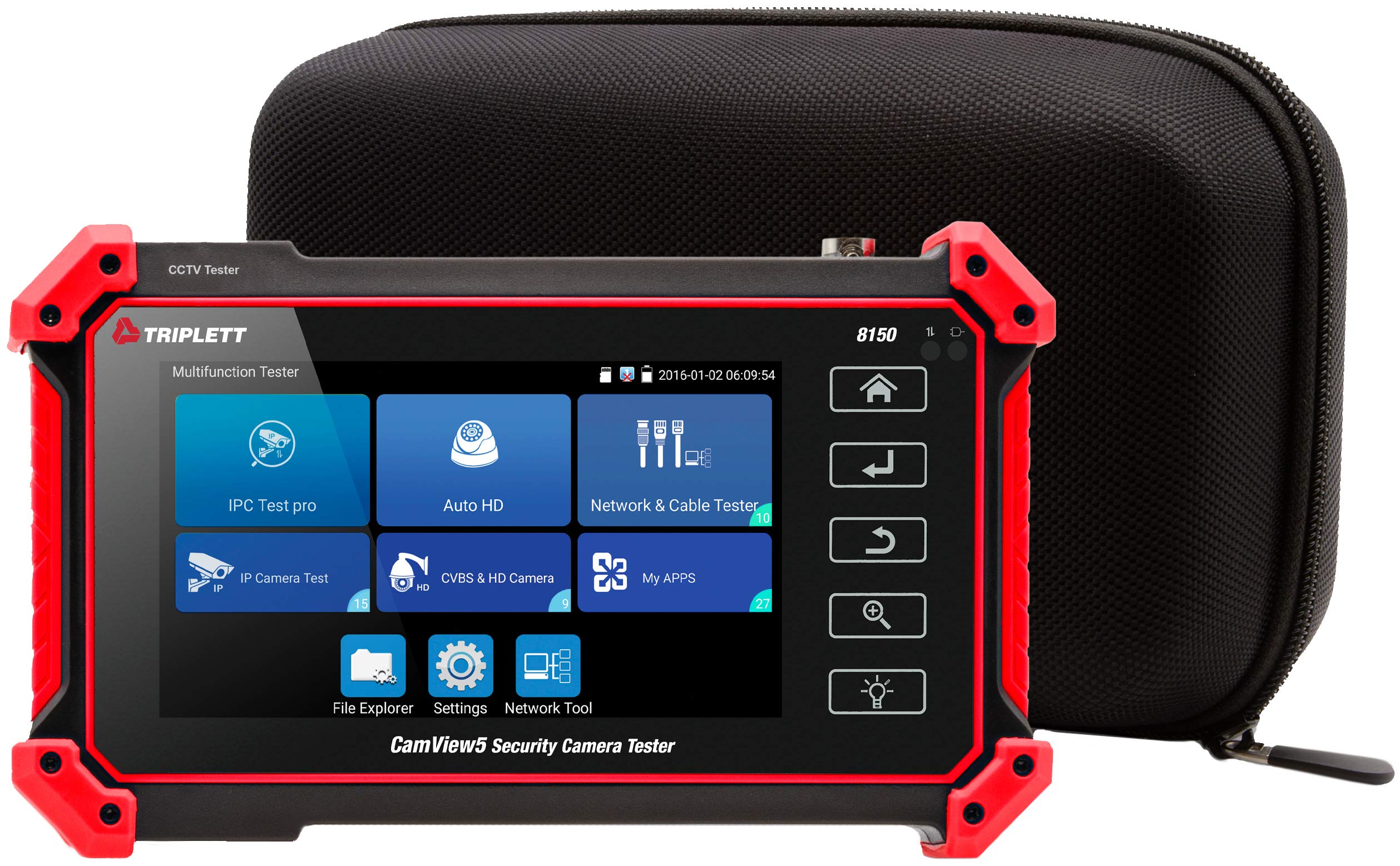 Triplett 8150 CamView IP Pro 5 CCTV Security Camera Tester with 5