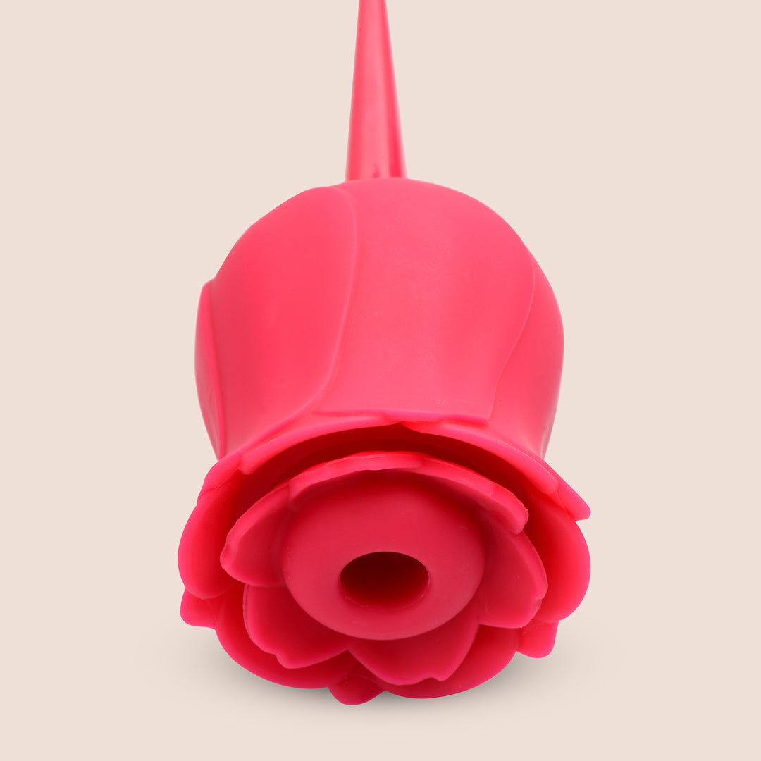 Bloomgasm The Rose Buzz - Sucking and Vibrating Rose Toy for Women | Sensual Massager for Couples & Solo Play, Perfect for Valentine's Day & Romantic Nights