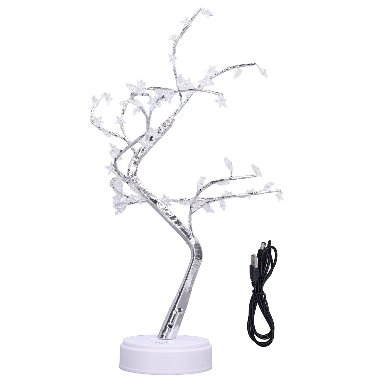 Hyuduo Firefly Bonsai Tree Light - USB/Battery Powered Touch Control Fairy Lamp for Home Decor | Perfect for Bedroom, Living Room, Kids Room, Wedding & Christmas Party Decorations | Creates Magical Ambiance for Relaxation & Special Occasions