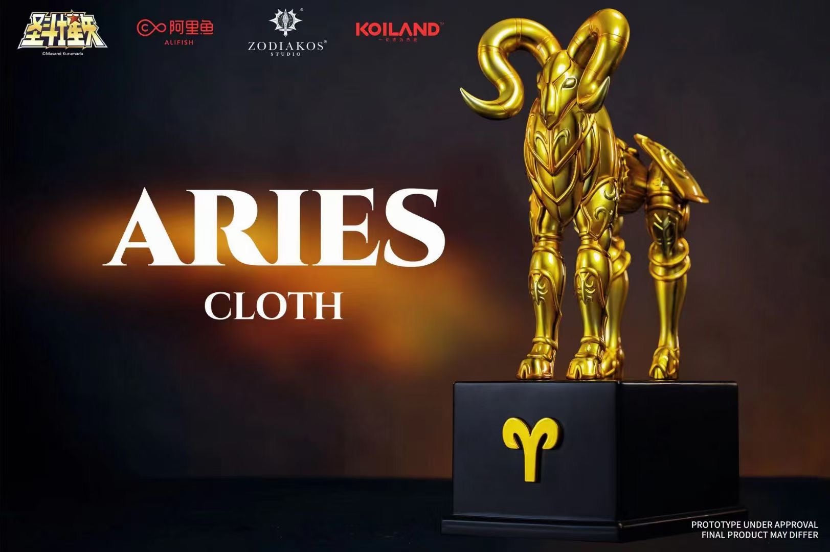 Masami Kurumada Aries Cloth Form - Saint Seiya Myth Cloth Action Figure for Collectors | Perfect for Anime Fans Display & Cosplay Props