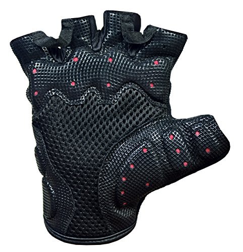 Premium Gel Padded Workout Gloves for Weight Lifting, Gym Training & Cycling - Non-Slip Grip, Breathable & Shock Absorbing for Men & Women - Perfect for CrossFit, Powerlifting & Indoor Cycling Workouts
