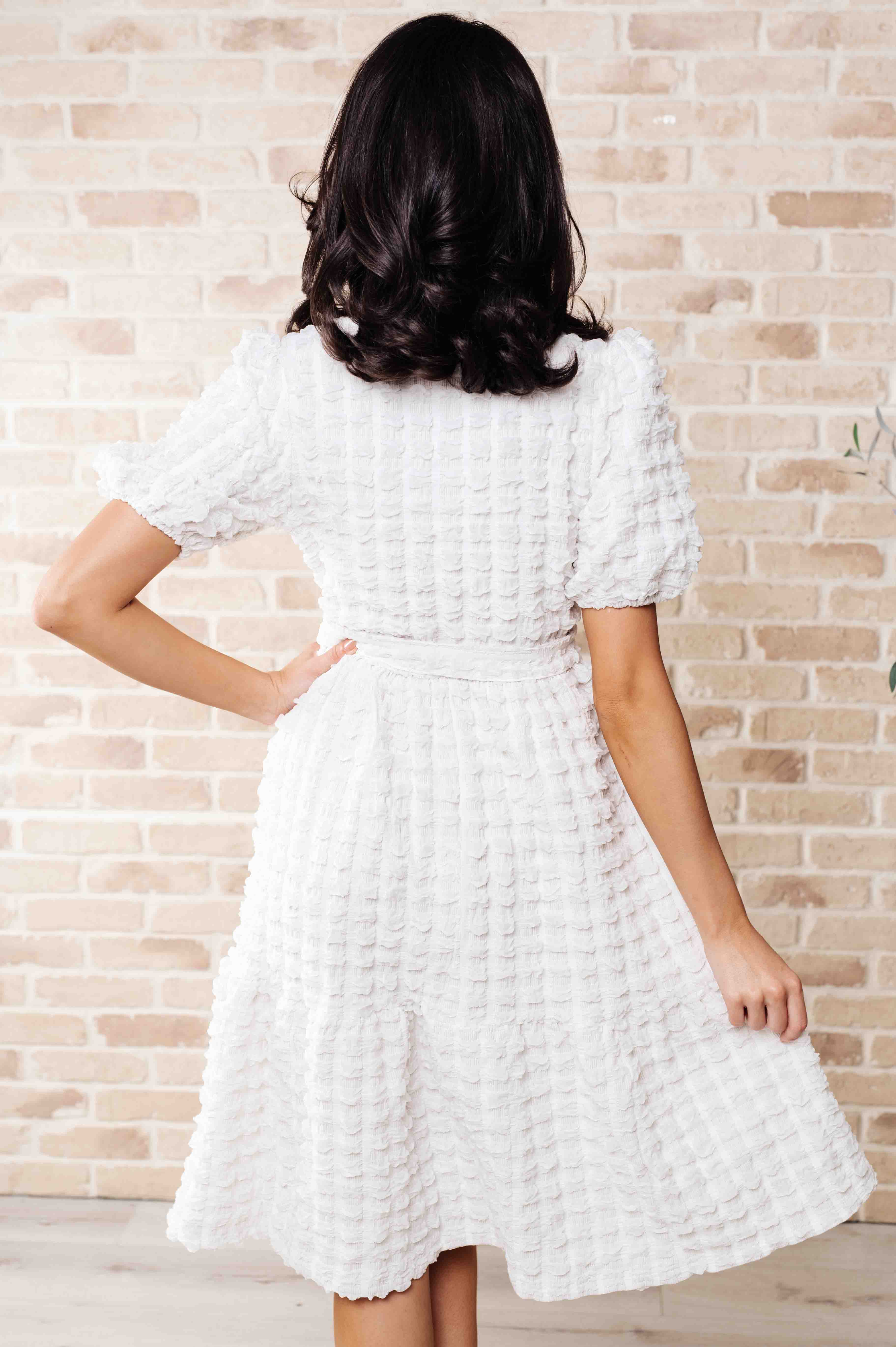 On Cloud Nine Bubble Midi Dress - Flowy Summer Dress for Women | Perfect for Beach Vacations, Date Nights & Brunch Outings