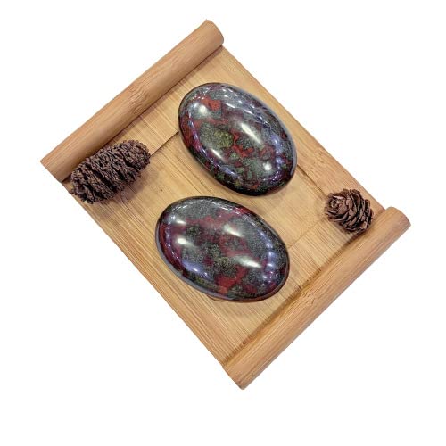 Natural Oval Palm Crystal Healing Stone for Massage & Relaxation