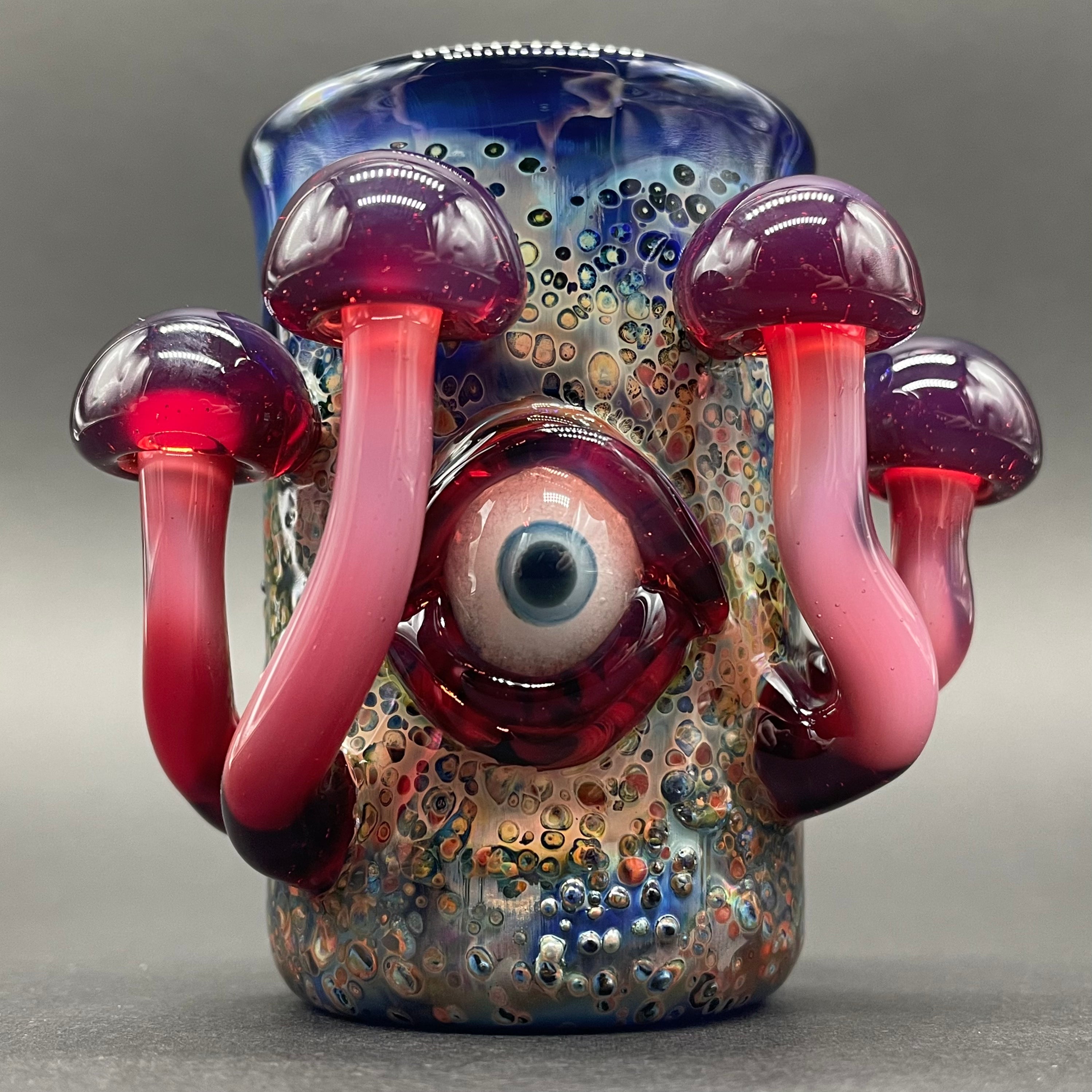 Premium Phoenix Mushroom Shot Glass Set - Unique Ceramic Drinking Cups for Tequila, Whiskey & Cocktails - Perfect for Parties, Bars & Home Decor