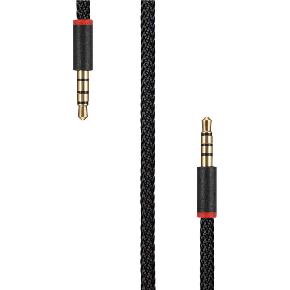 PS4 & Xbox One Gaming Headset Extension Cable - 3.5mm Male to Male Audio Talkback Cord for Enhanced Game Chat | Perfect for Multiplayer Gaming & Streaming Sessions