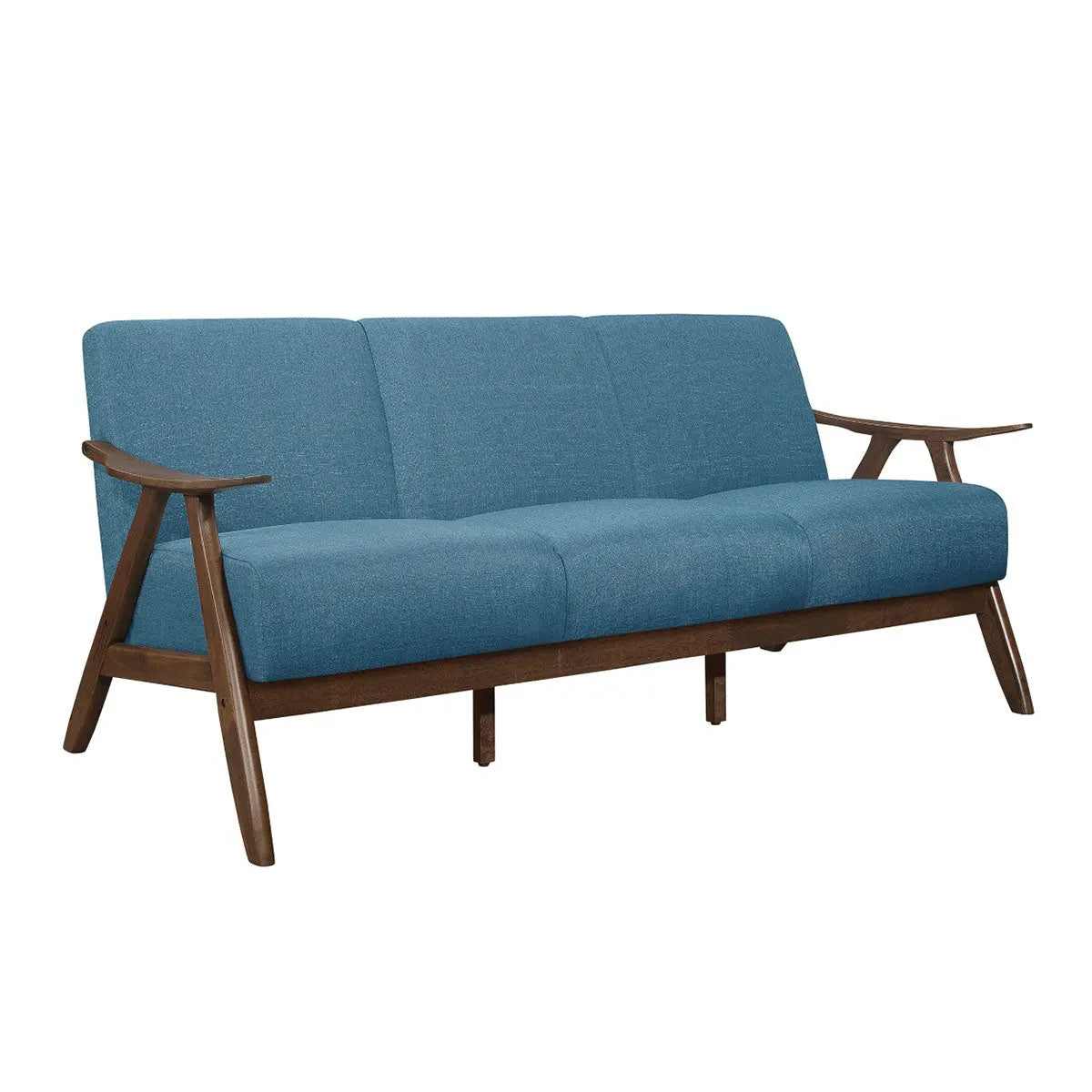 Damala Collection Modern Fabric Sofa 1138 - Comfortable Living Room Couch for Small Spaces, Home Office & Apartment Decor
