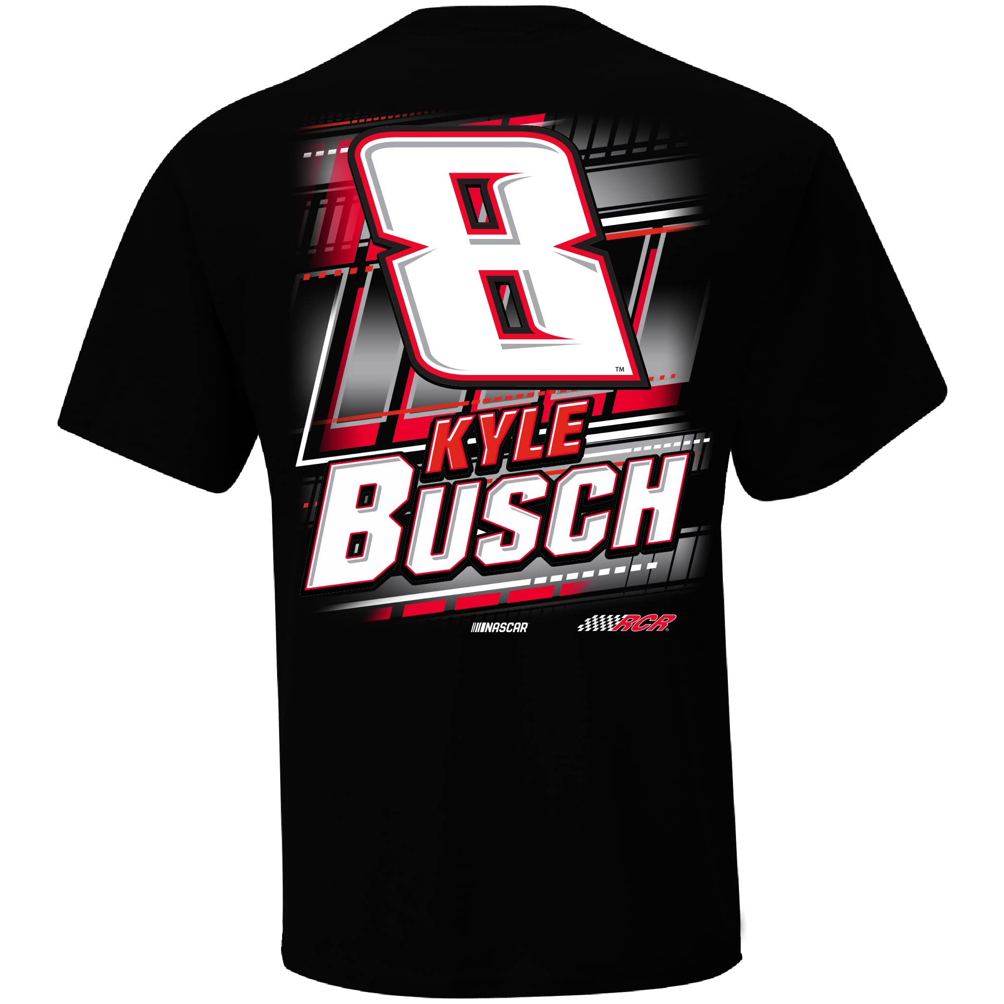 Kyle Busch 2023 Number 8 Tech T-Shirt Black - NASCAR Racing Fan Apparel for Men - Perfect for Race Day, Tailgating & Casual Wear