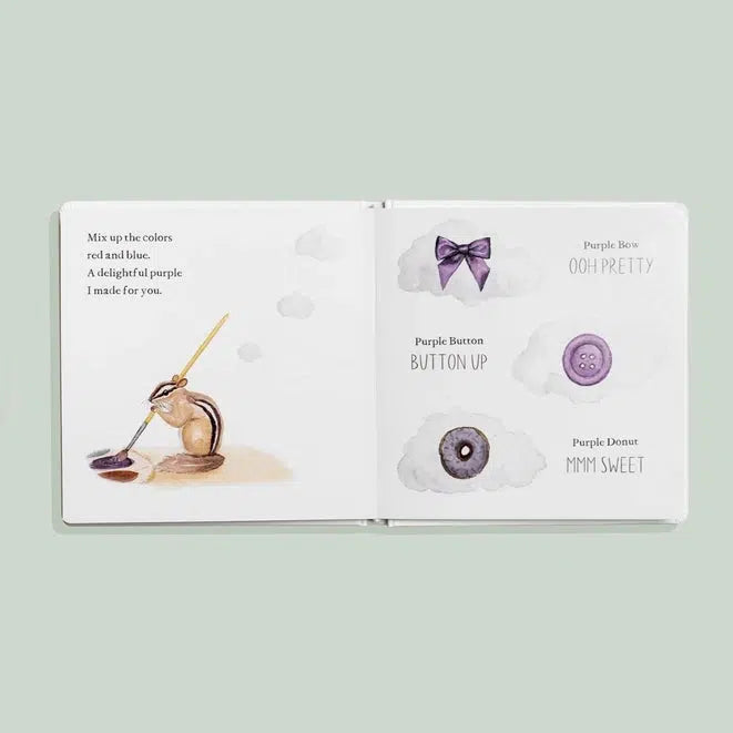 Paige Tate & Co. Wishy Washy - First Words & Colors Board Book for Toddlers | Early Learning, Baby Shower Gift, Preschool Education