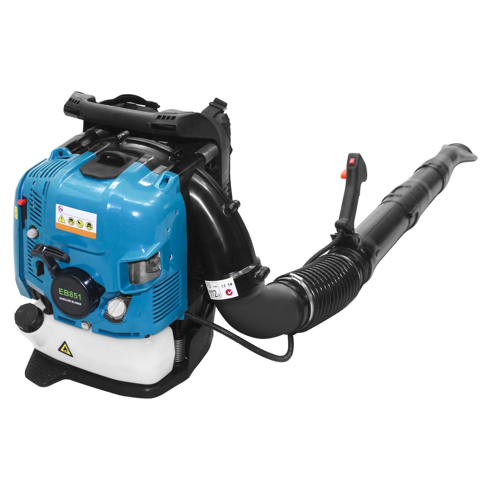 Automoris 78CC 4-Cycle Gas Powered Backpack Leaf Blower - Cordless Lawn & Garden Blower with Air-Cooled Engine - Ideal for Yard Work, Leaf Removal, Snow Clearing & Outdoor Maintenance