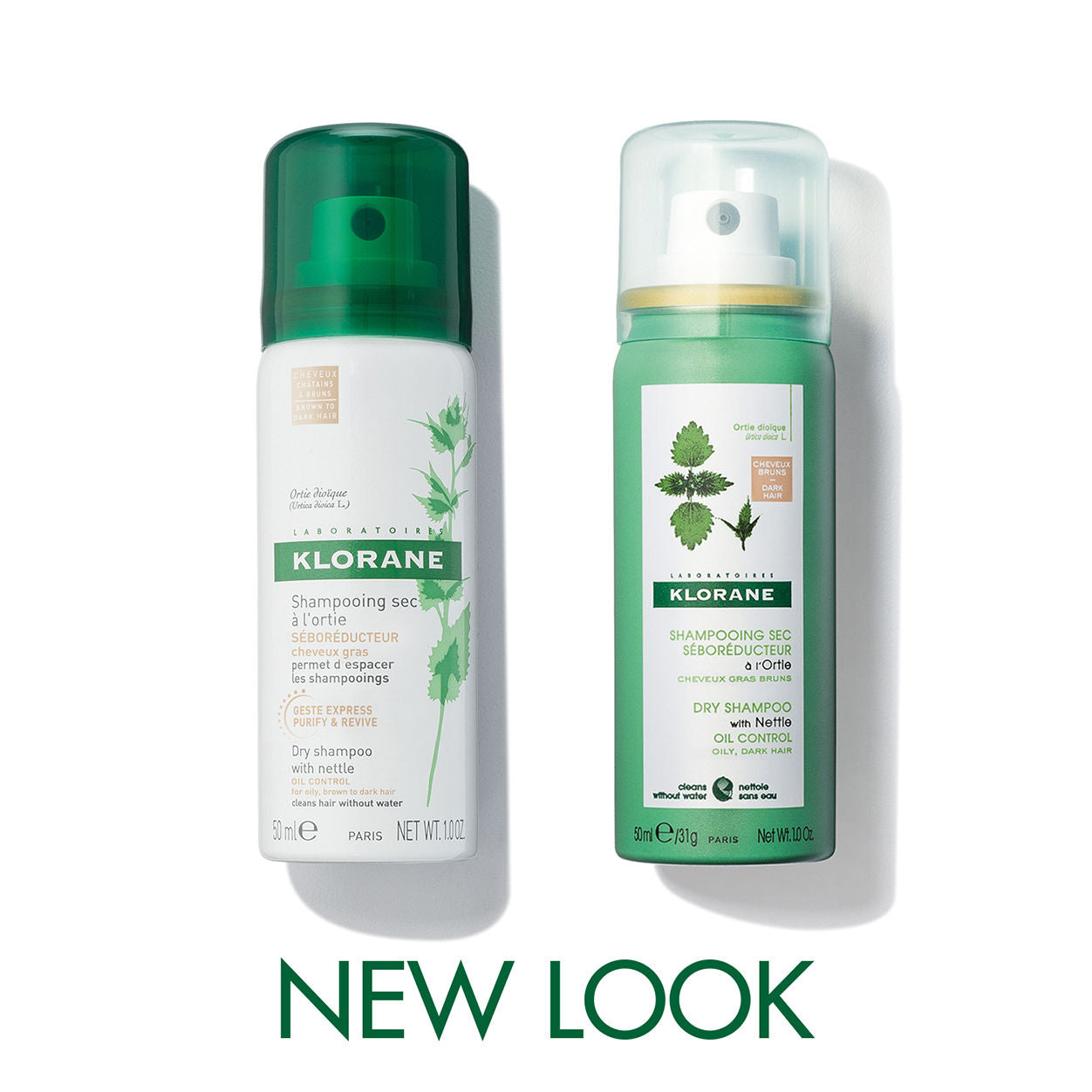Nettle Infused Dry Shampoo for Dark Hair - Volumizing & Oil Control for Brunettes - Perfect for Travel, Gym & Busy Mornings