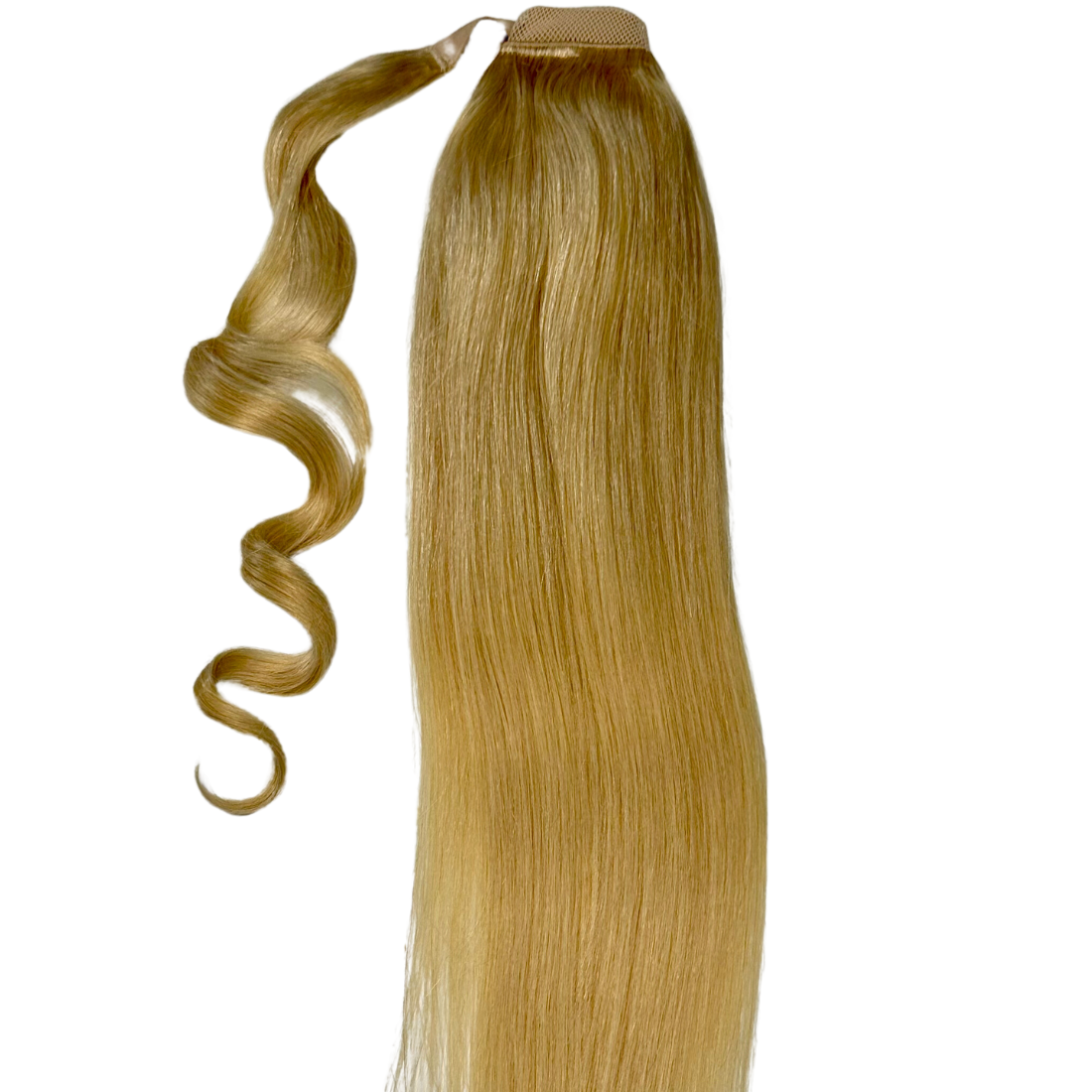 Bleach Blonde 100% Human Hair Ponytail Extension - Natural Looking Clip-in Hairpiece for Women, Perfect for Parties, Weddings & Daily Styling