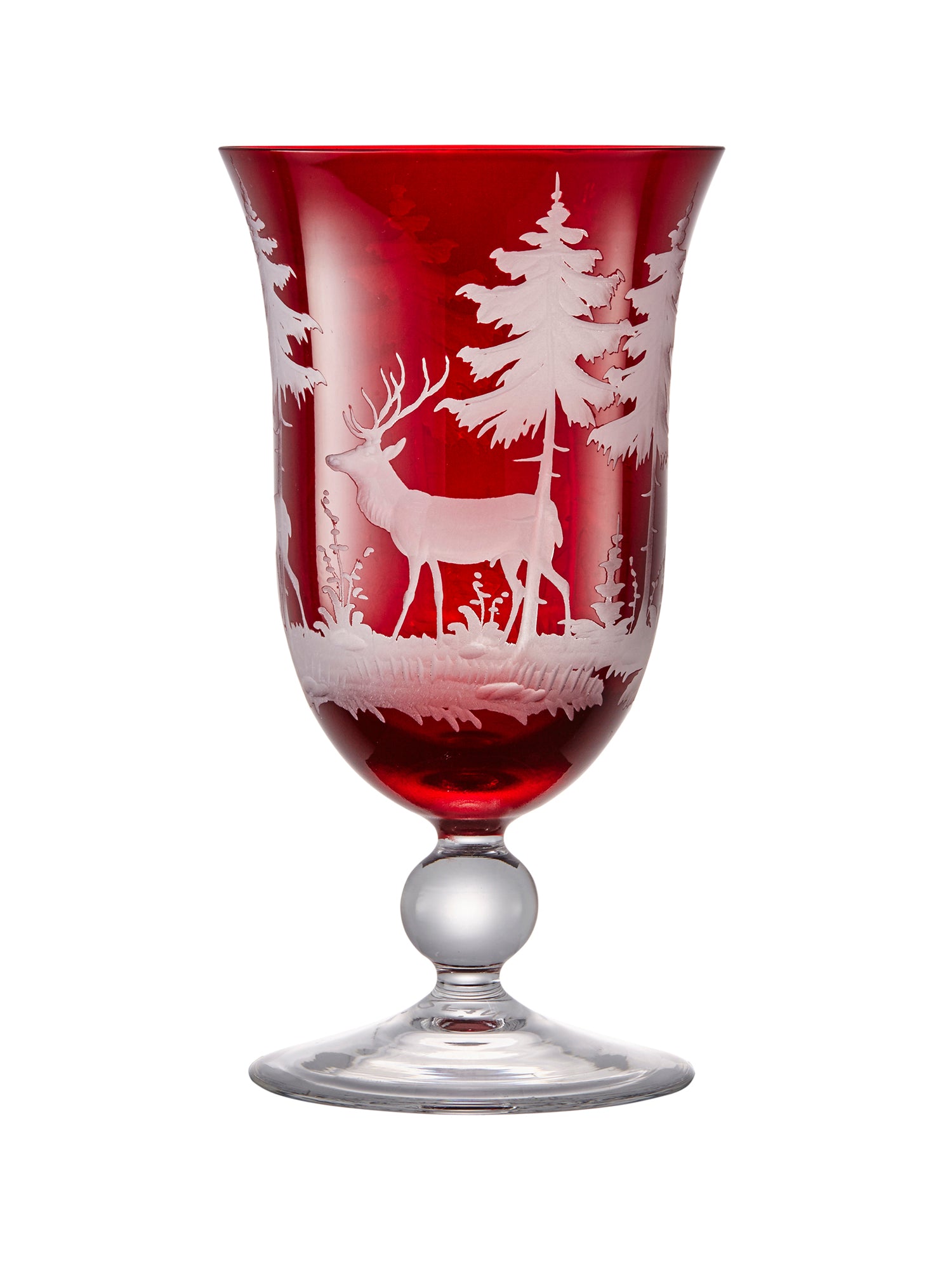 Personalized Engraved Crystal Stag Wine Glass Set - Elegant Gift for Anniversary, Wedding & Special Occasions - Perfect for Holiday Toasts, Romantic Dinners & Wine Tasting Events
