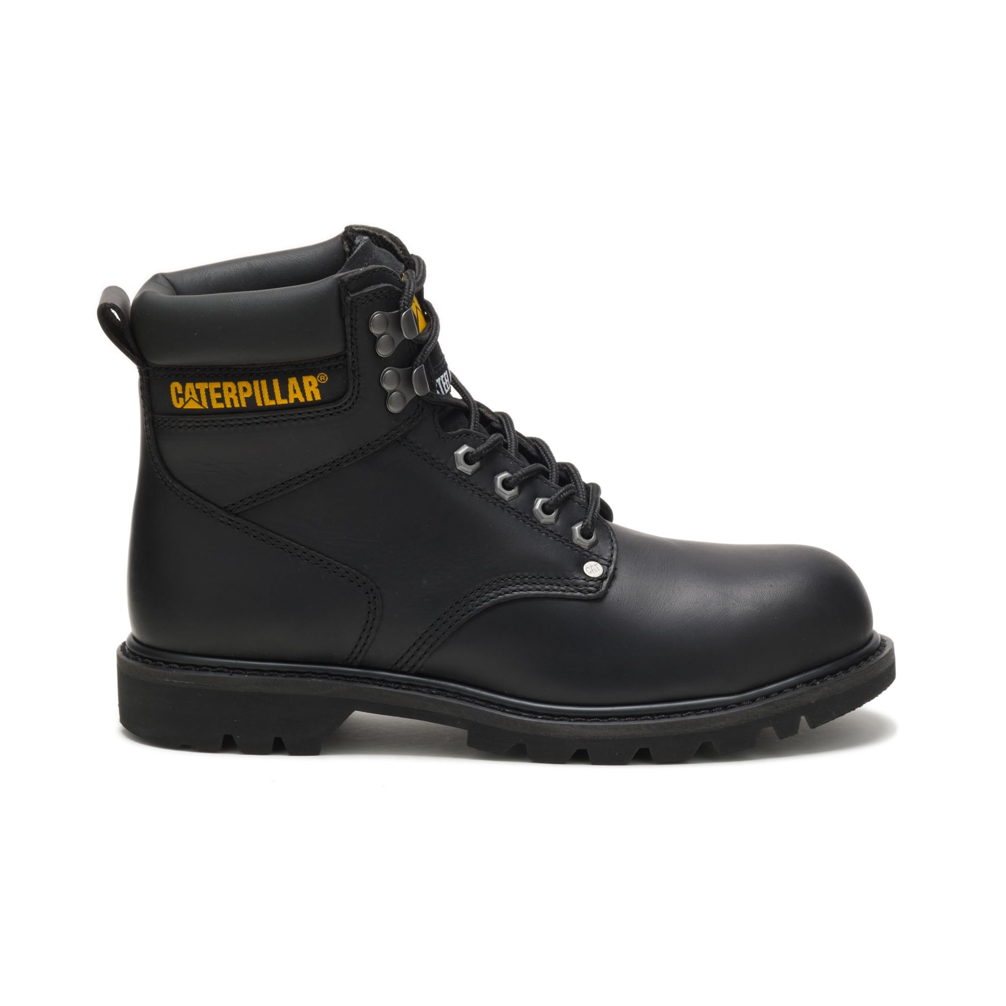 CAT Men's Second Shift Steel Toe Work Boot - Waterproof Safety Shoes for Construction, Warehouse & Outdoor Work | Slip Resistant & Electrical Hazard Protection