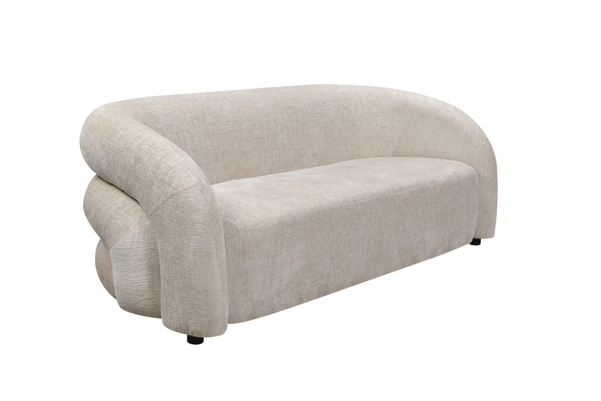 Brantley Beige Sofa - Modern Comfortable Couch for Living Room, Lounge & Home Decor