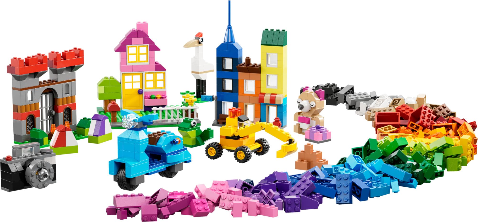 LEGO Classic Large Creative Brick Box 10698 Building Toy Set - 790 Pieces for Kids Ages 4+, STEM Learning Educational Toys for Boys & Girls, Perfect for Home, Classroom & Creative Playtime Activities