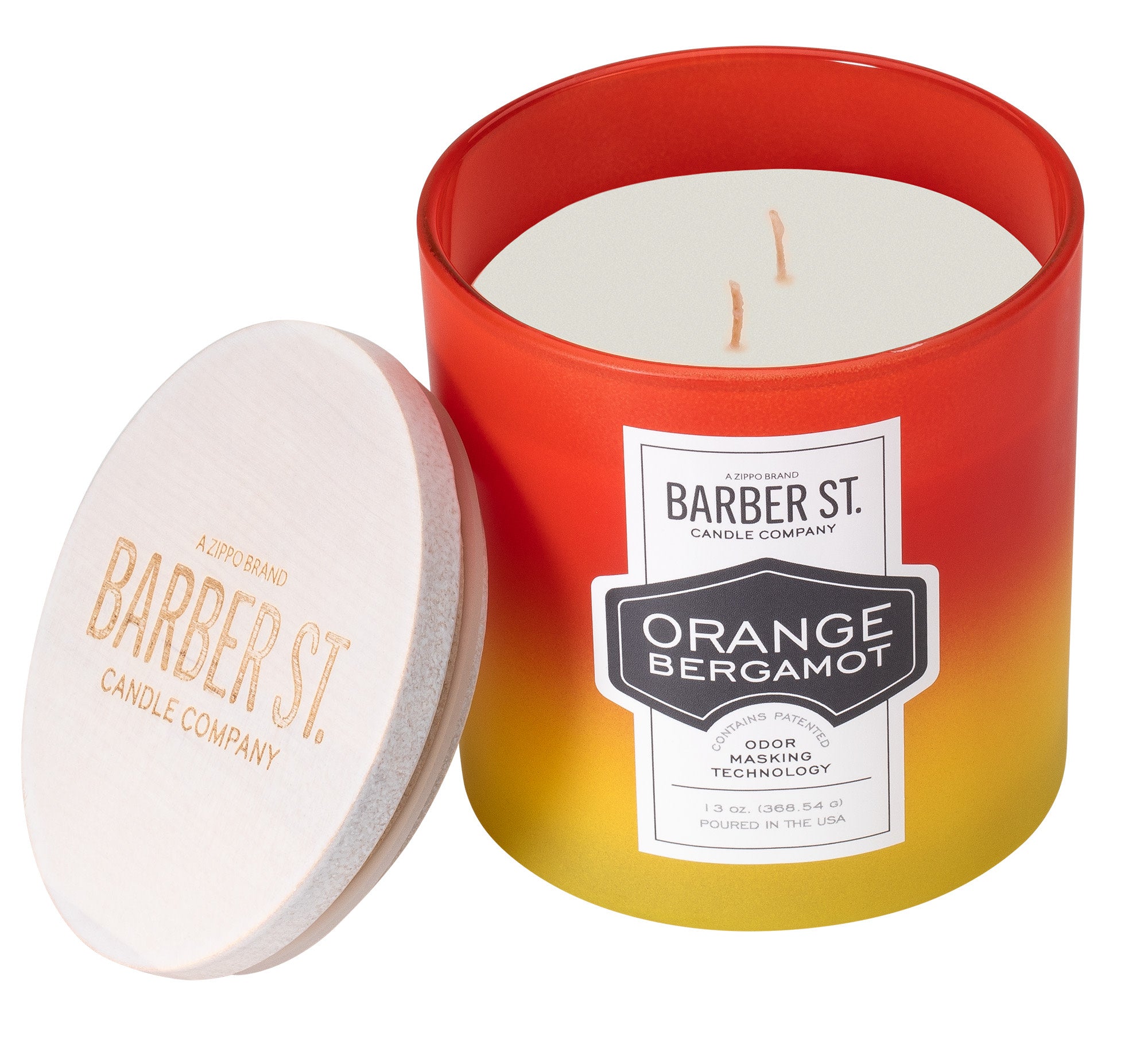 Barber Street Odor Masking Candle - Natural Scented Soy Wax Candle for Home, Salon & Barber Shop | Eliminates Unpleasant Smells | Long-Lasting Fragrance for Relaxation & Fresh Air