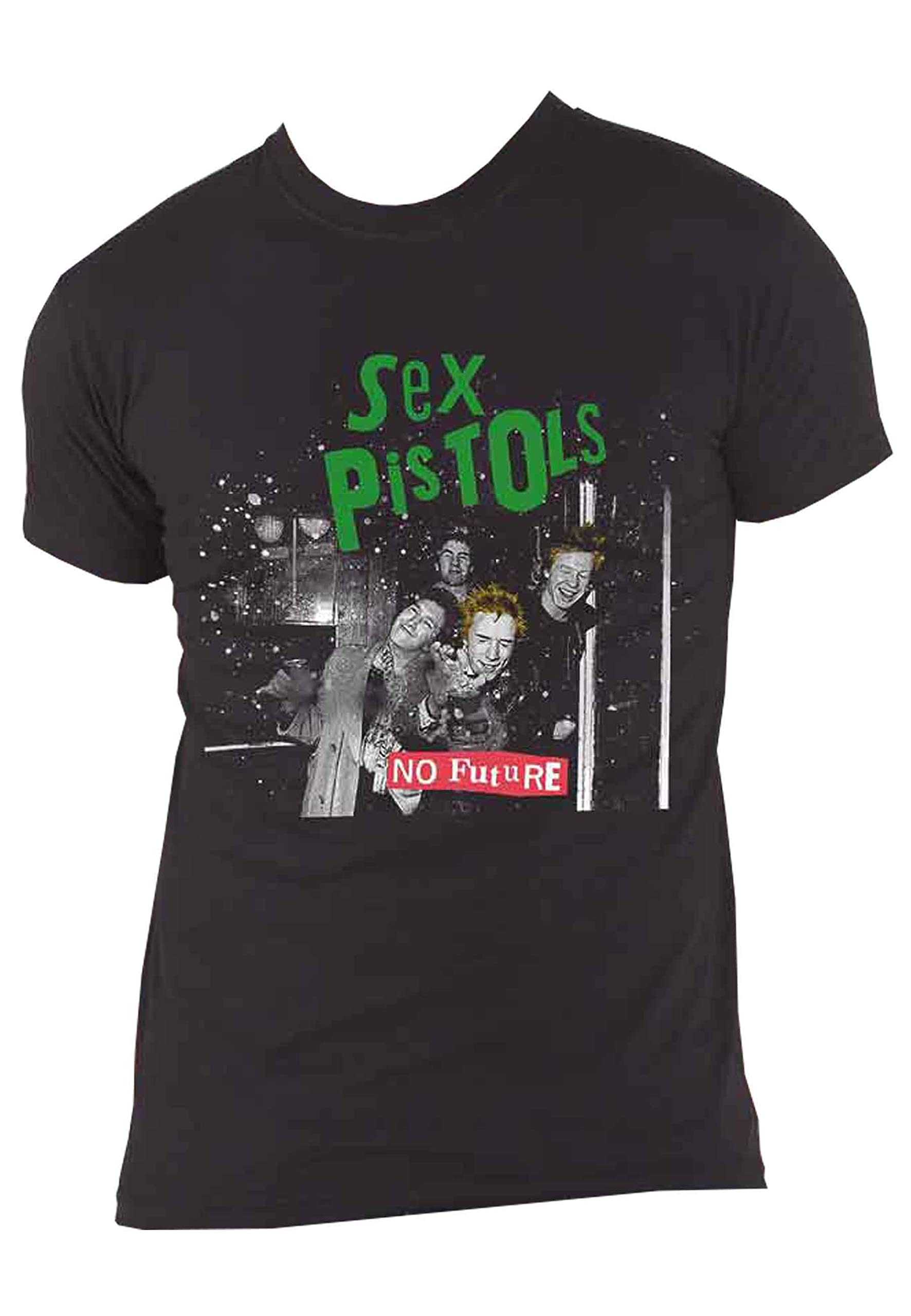 Sex Pistols Official Band Logo T-Shirt for Men - Black Vintage Punk Rock Tee | Perfect for Concerts, Music Festivals & Casual Wear
