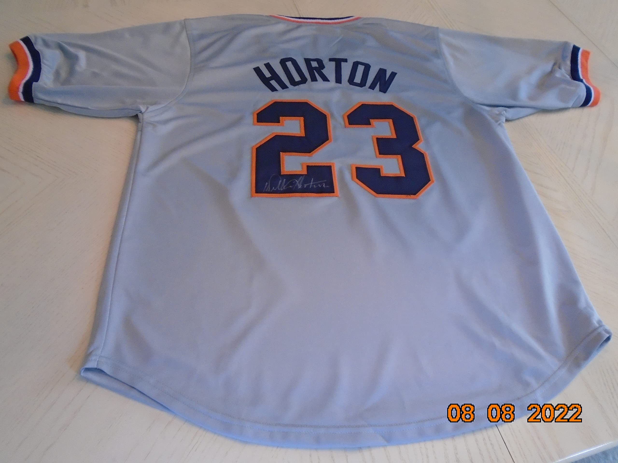 Authentic WILLIE HORTON Signed Detroit Tigers Jersey - JSA Certified Collectible for Baseball Fans & Sports Memorabilia Enthusiasts