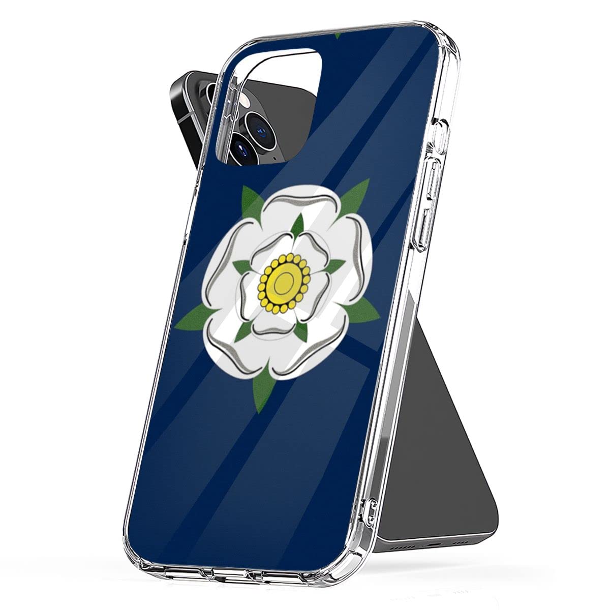 Yorkshire Flag Shockproof Phone Case - Compatible with iPhone 13/12/11/X/8/7/6 & Samsung Galaxy S9/S10/S20/Note Series | Durable Protection for Everyday Use & Travel