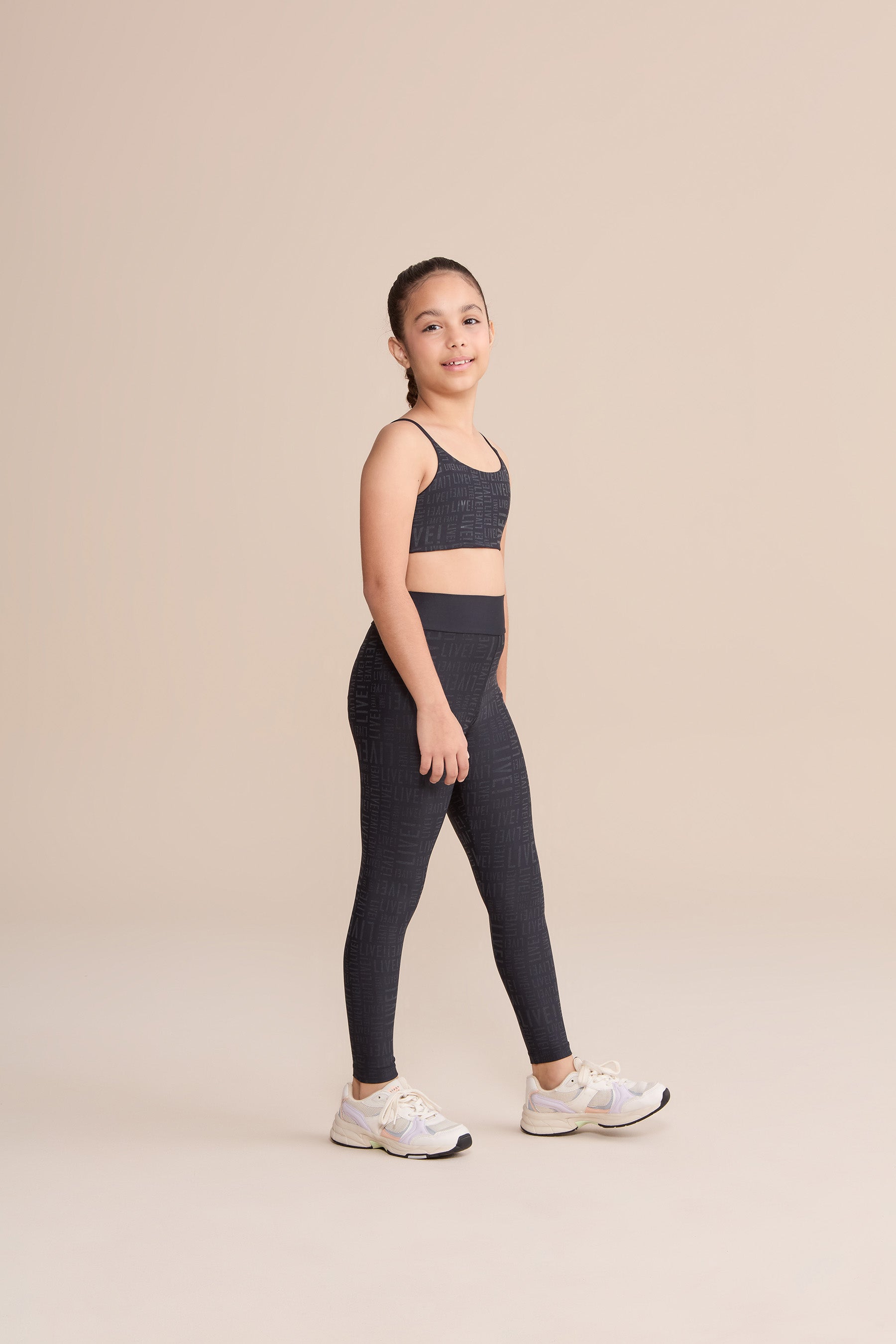 Sense® LIVE! Kids Leggings - Soft Stretchy Yoga Pants for Girls & Boys - Perfect for Playtime, Dance Class & Everyday Wear