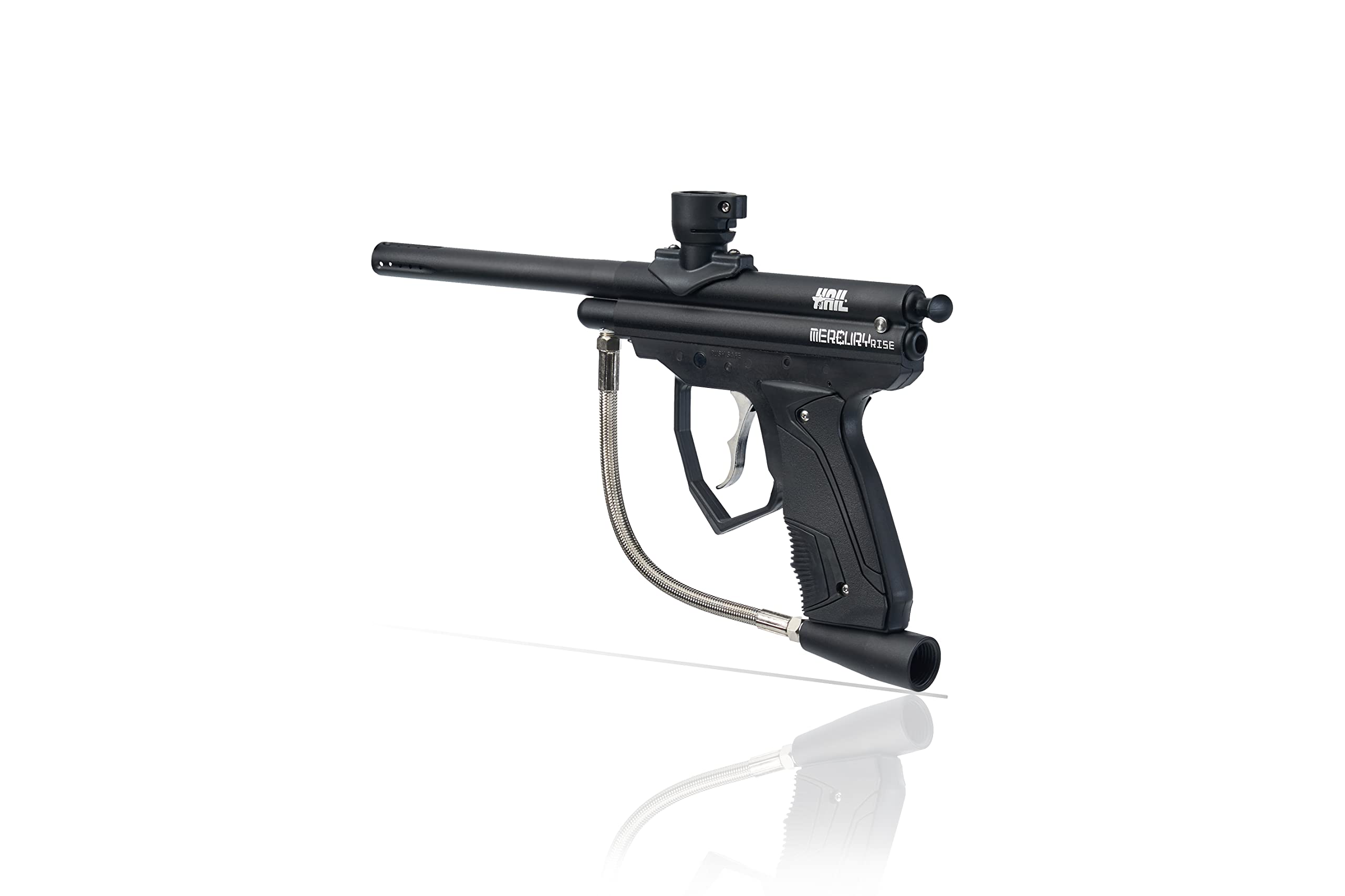 Mercury Rise Hail Semi Auto .50 Caliber Paintball Gun Marker with Loader - High Performance Paintball Equipment for Outdoor Games, Team Sports & Tactical Training