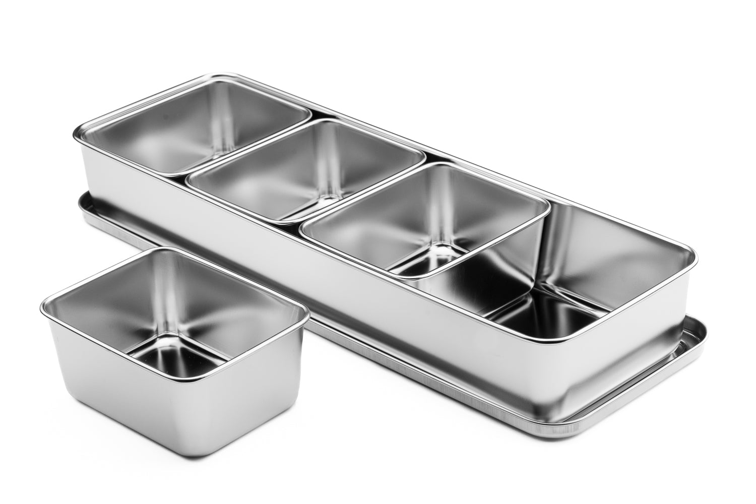 Premium Stainless Steel Yakumi Pan with 4 Compartments - Perfect for Meal Prep, Bento Boxes & Healthy Eating