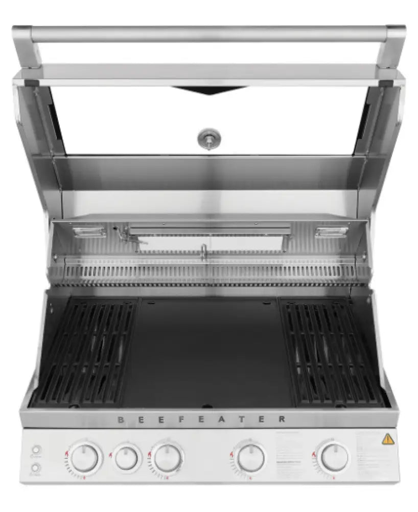 BeefEater BBF7645SA 7000 Premium 4-Burner Built-In BBQ Grill - Outdoor Gas Grill for Backyard, Patio & Garden Cooking | Stainless Steel Construction