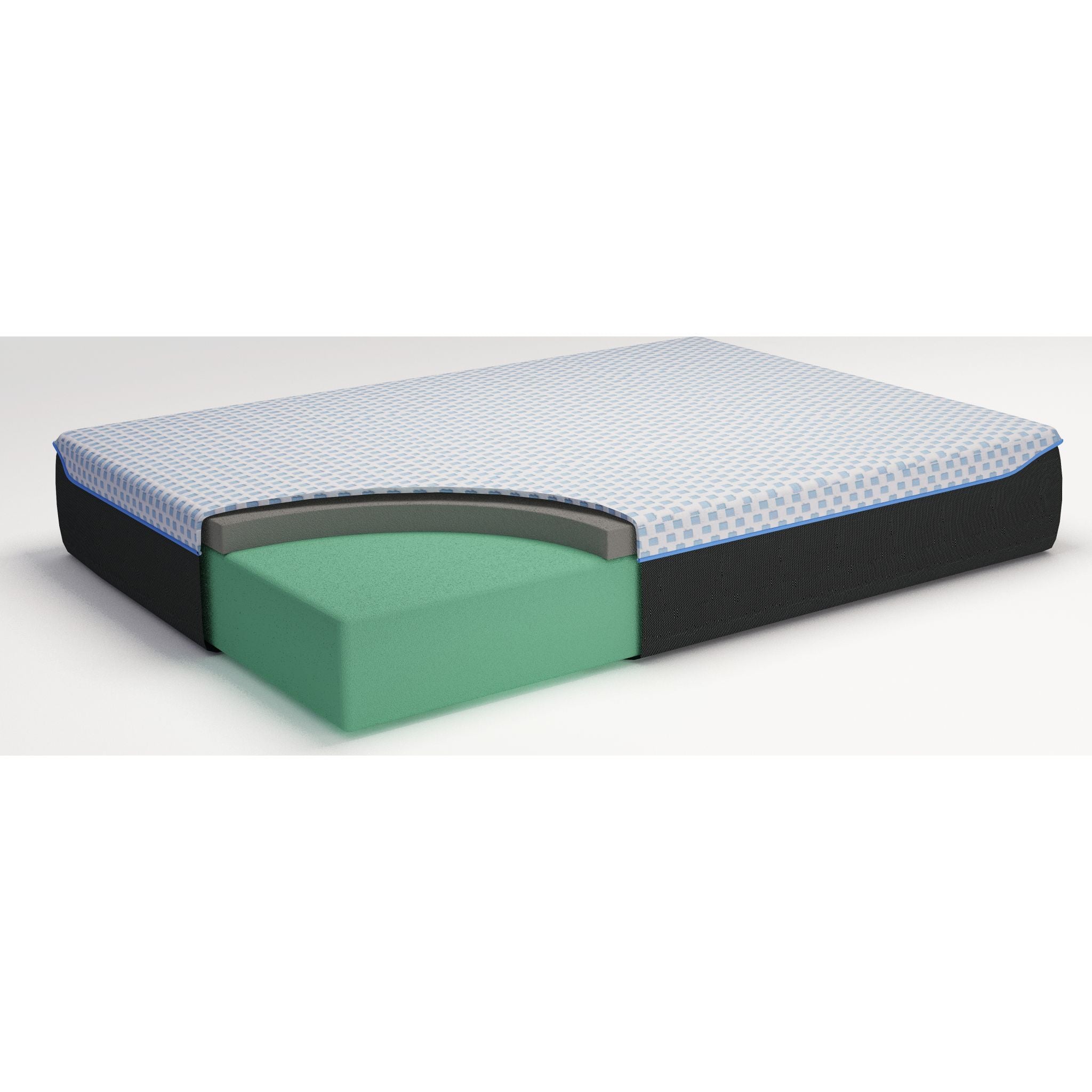 Ashley Sleep Gruve 12 Inch Memory Foam Mattress - Medium Firm Support for Back & Side Sleepers | Pressure Relief & Motion Isolation | Perfect for Bedroom, Guest Room & RV Use
