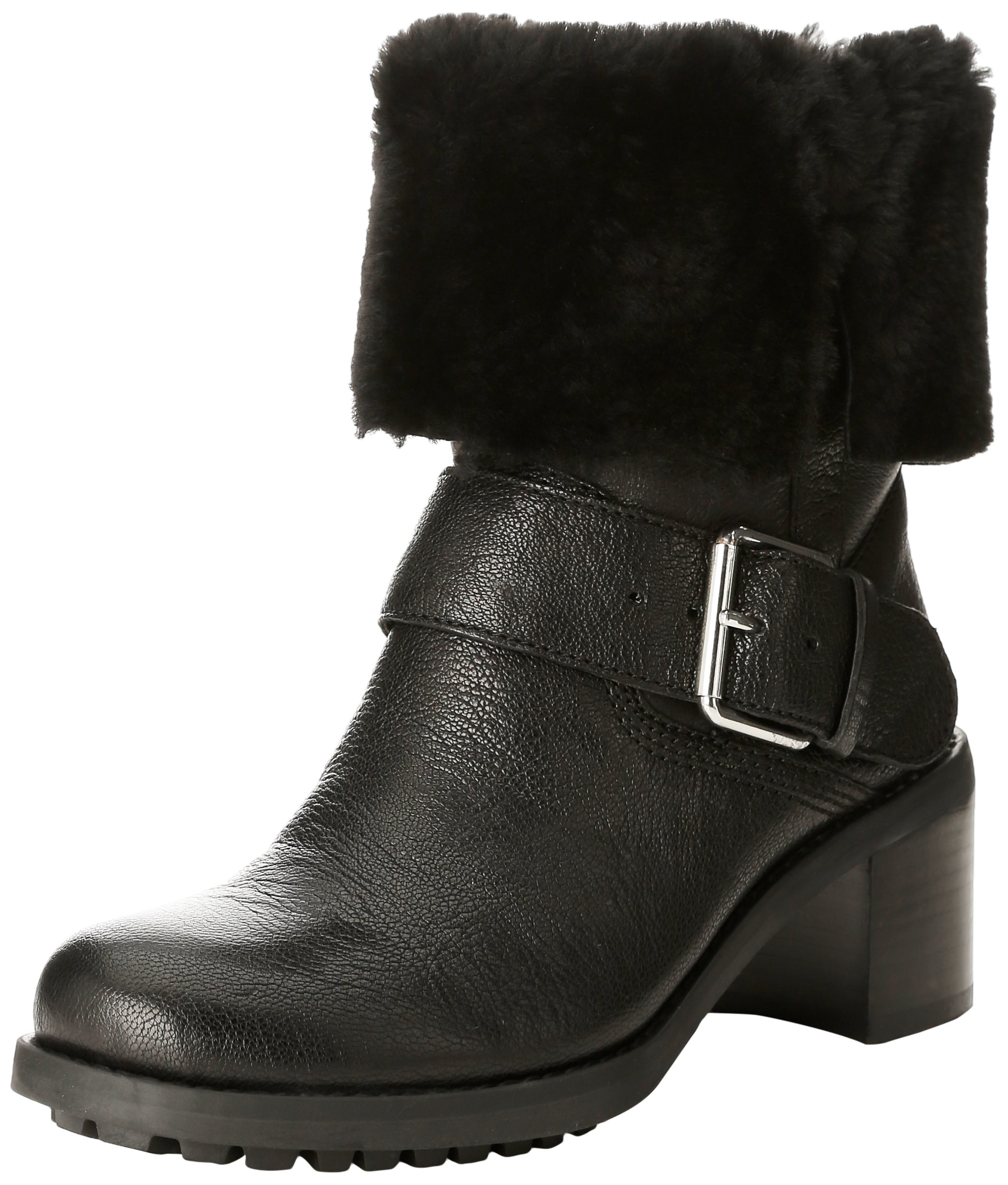 Clarks Women's Pilico Place Ankle Boots - Black Mid Calf Boots for Women | Comfortable Casual & Work Shoes for Office, Travel & Everyday Wear