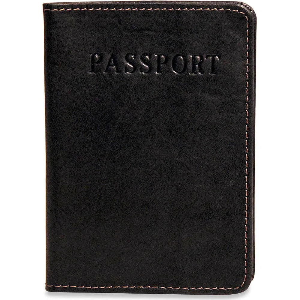 Premium Leather Passport Holder - RFID Blocking Travel Wallet for Men & Women - Secure & Stylish Passport Cover for International Travel & Business Trips