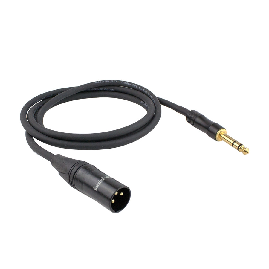 Blastking 25' XLR Male to Balanced 1/4