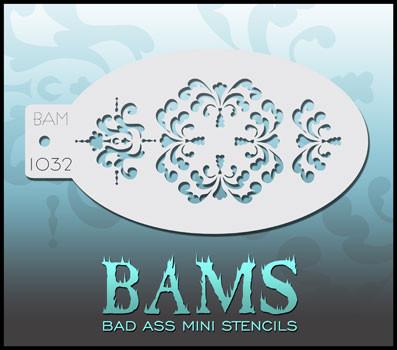BAM1032 Bad Ass Mini Stencil - Premium Reusable DIY Craft Stencils for Wood, Fabric & Walls | Perfect for Home Decor, Scrapbooking & Art Projects