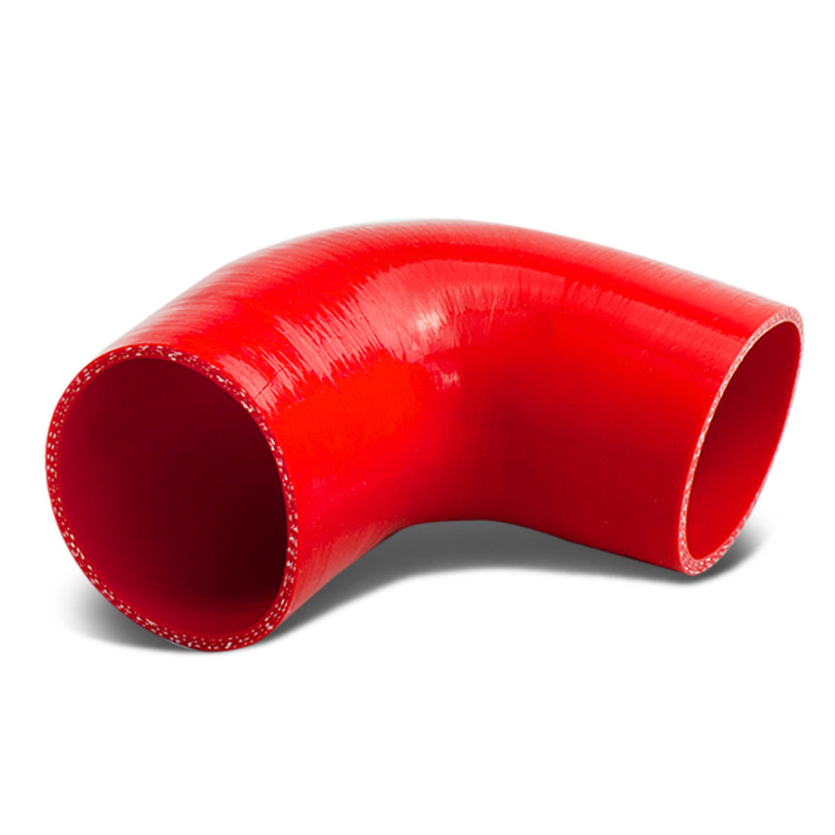 1 in. to 3 in. 90 Degree Elbow 3-Ply High Temperature Silicone Reducer Hose - Perfect for Automotive, Marine & Industrial Applications