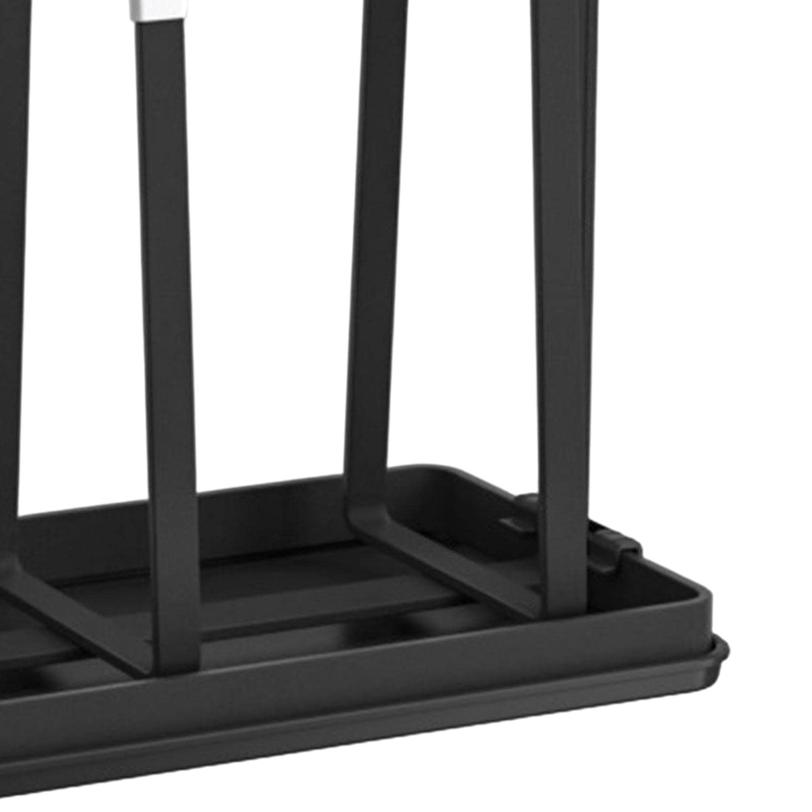 LOOM TREE® Black Countertop Mug Holder - Multi-Purpose Iron Kitchen Organizer for Coffee Cups & Utensils | Portable Storage Solution for Kitchen, Dining & Bar | Perfect for Small Spaces & Clutter-Free Countertops