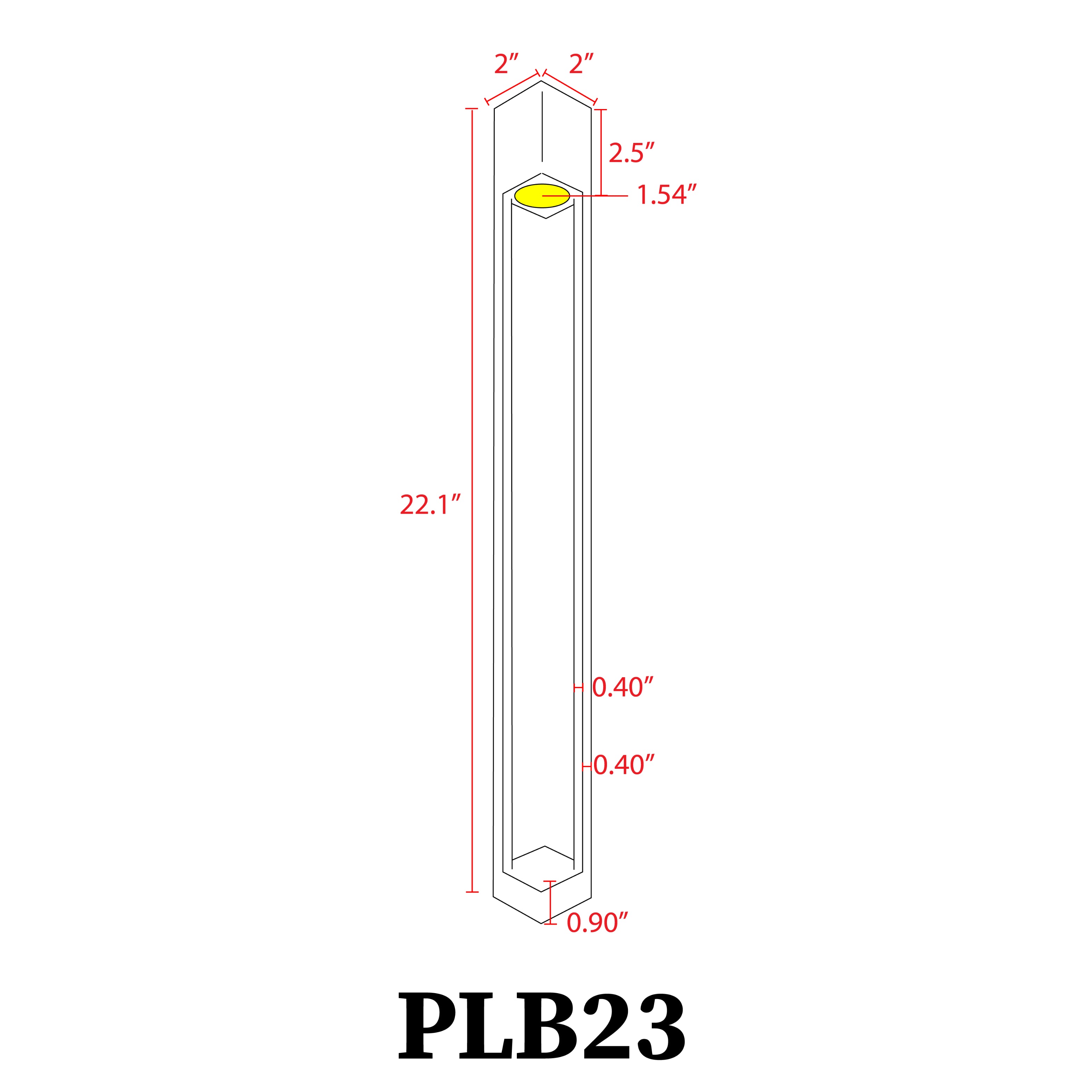 PLB23 Cast Brass LED Low Voltage Pathway Light - Outdoor Landscape Lighting Fixture for Garden, Walkway, and Driveway Illumination