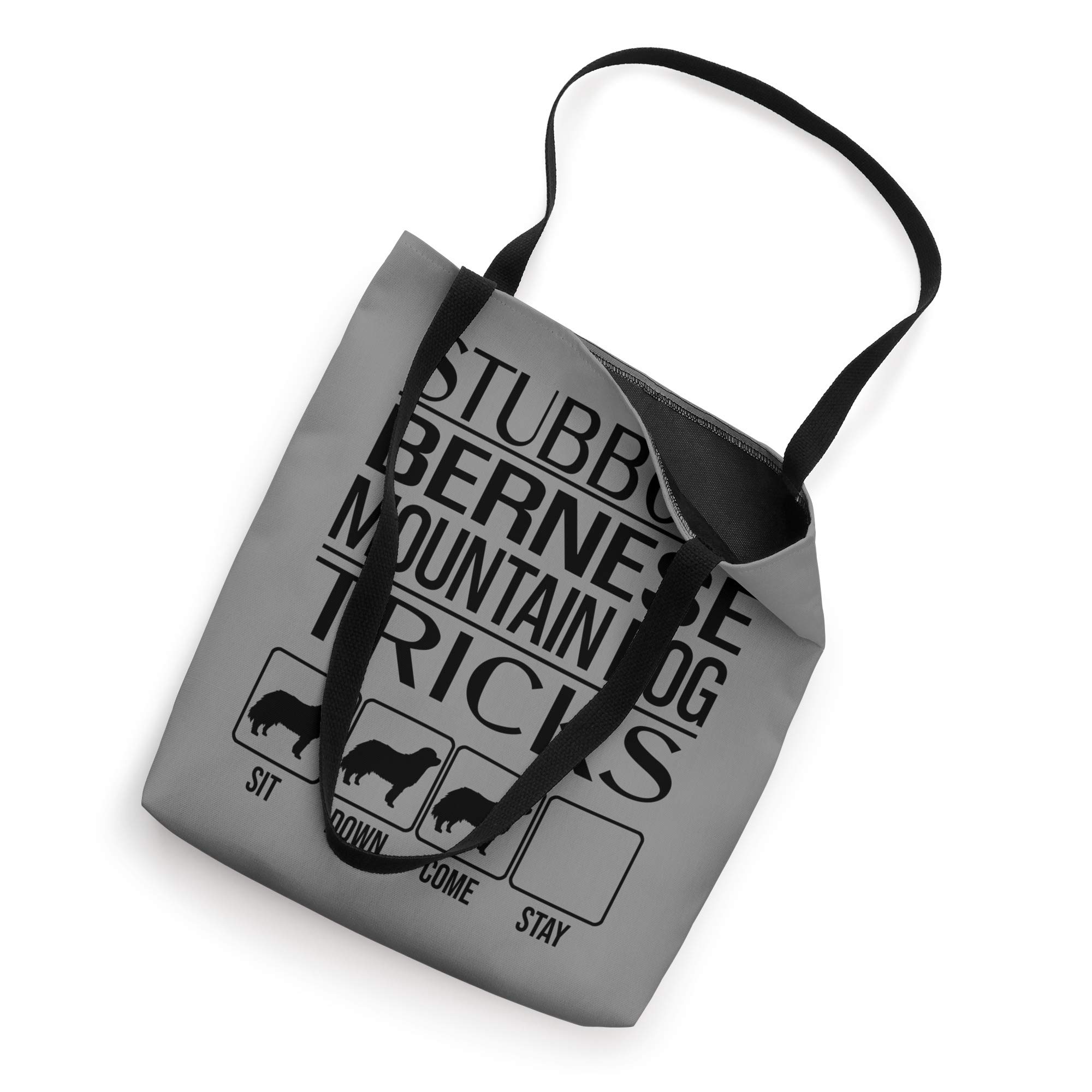Funny Bernese Mountain Dog Tote Bag - Durable Canvas Shoulder Bag for Stubborn Dog Lovers - Perfect Dog Walking Accessory & Unique Gift for Pet Owners
