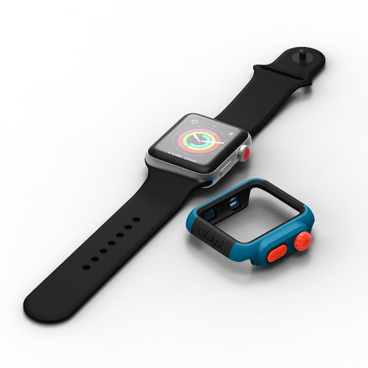 Durable 42mm Rugged Protective Case for Apple Watch Series 3 & 2 - Shockproof & Scratch-Resistant Cover for Outdoor Sports, Workouts & Active Lifestyle