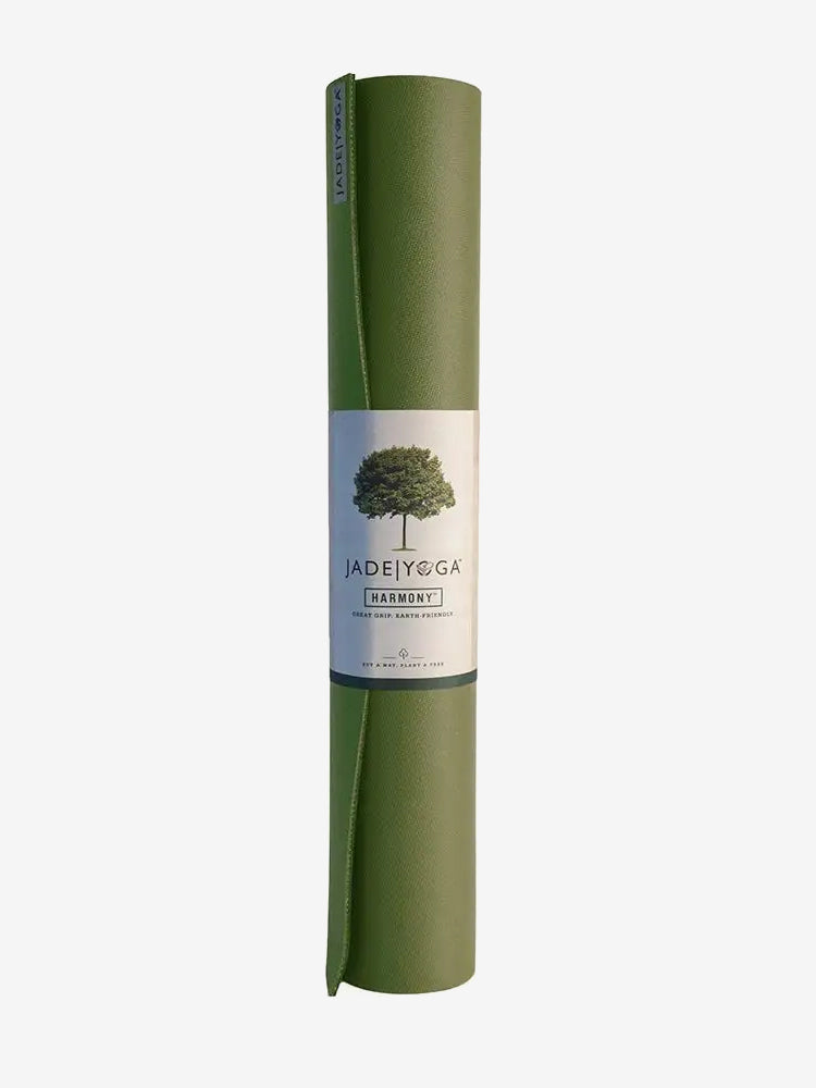 Premium Jade Yoga Harmony Mat 188cm - Eco-Friendly Natural Rubber Yoga Mat for Home & Studio Practice - Ideal for Hot Yoga, Pilates & Meditation