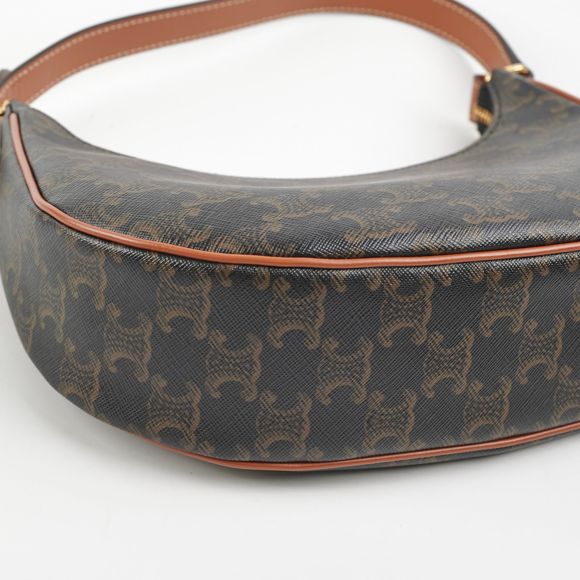 Celine Ava Triomphe Medium Canvas Shoulder Bag - Luxury Designer Handbag for Women | Perfect for Work, Travel & Everyday Use