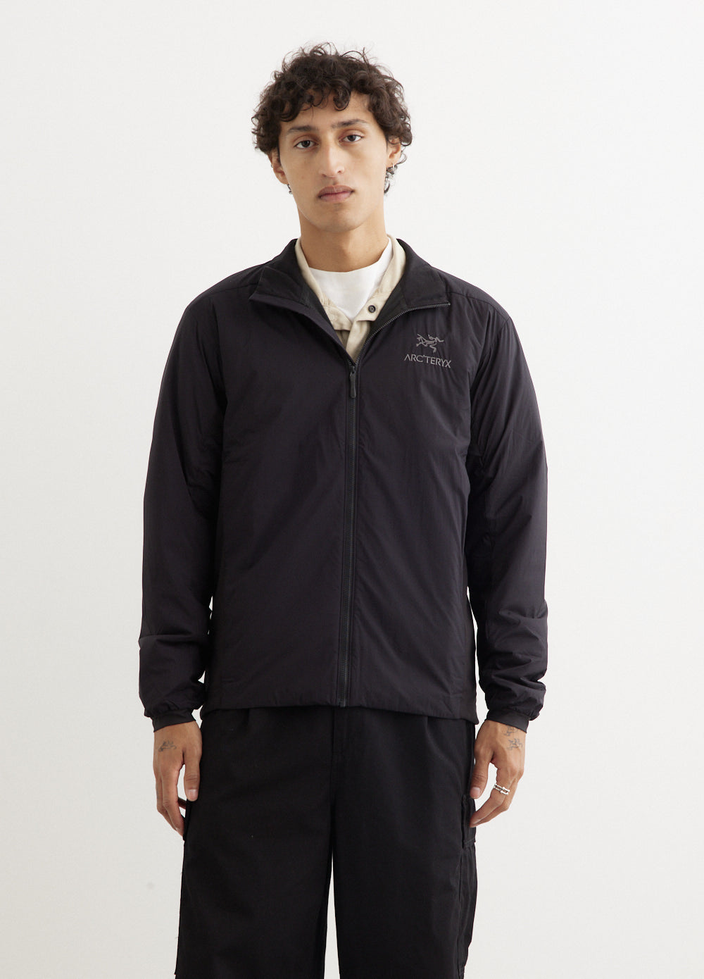 Atom Jacket Men's Lightweight Waterproof Windbreaker - Black (Size M) | Perfect for Hiking, Camping & Outdoor Adventures