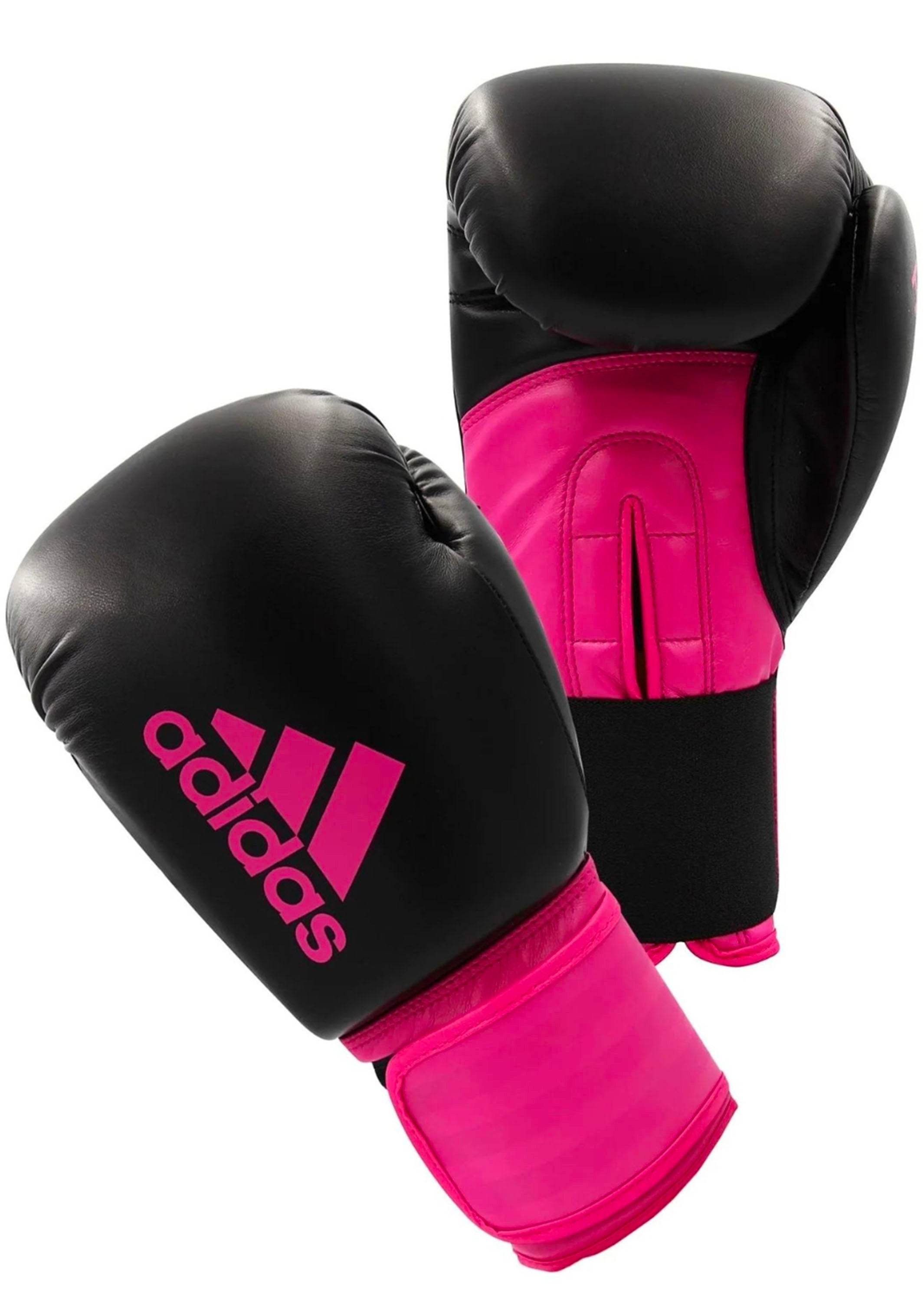 Adidas Hybrid 100 Dynamic Boxing Gloves for Men & Women - Pink/Black Training Gloves for Boxing, MMA, Kickboxing & Fitness Workouts - ADIHDF100
