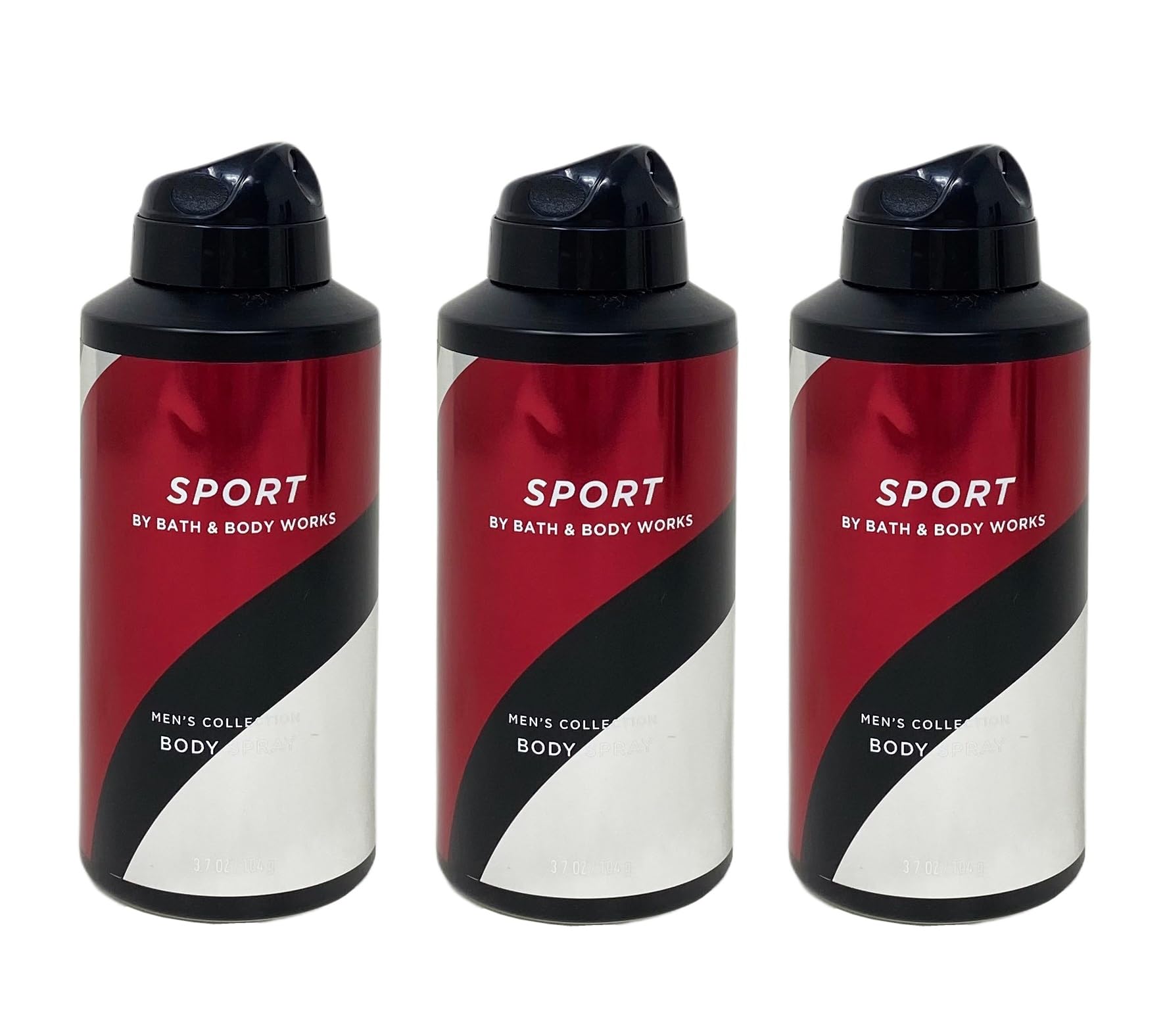 Men's SPORT 3-Pack Body Spray Bundle by Bath & Body Works - 3.7 oz Each (104g) | Fresh Fragrance for Gym, Work & Daily Use