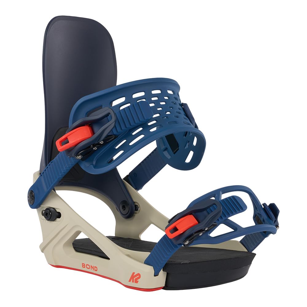 K2 Snowboard Bindings for Men - Adjustable Strap & Highback for All-Mountain Riding - Perfect for Freestyle, Powder & Park Snowboarding