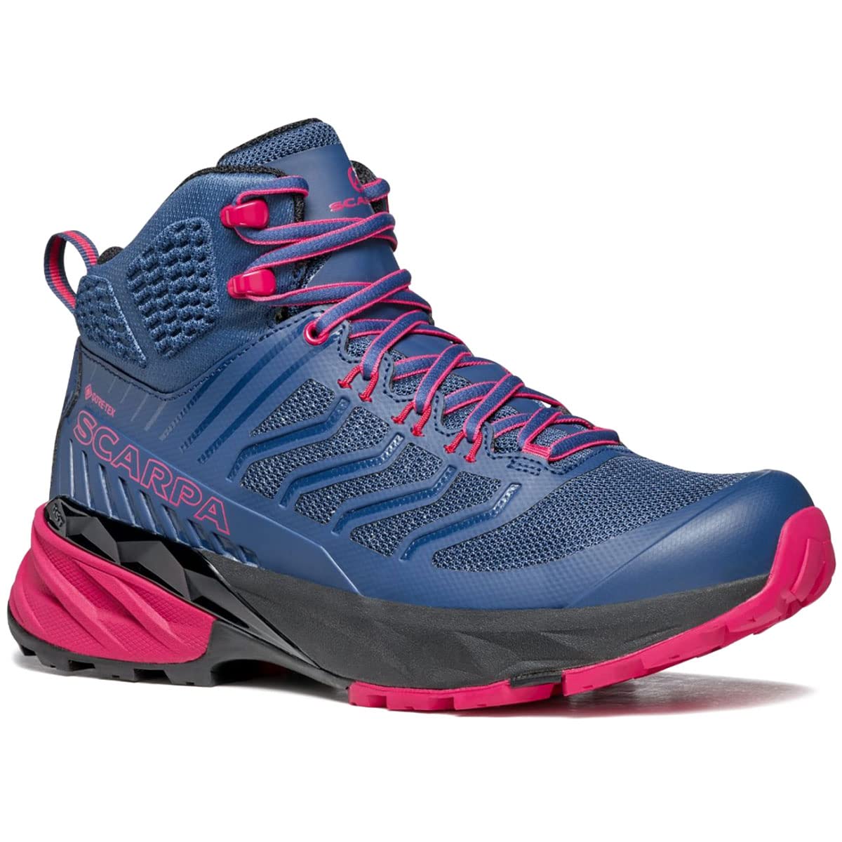 SCARPA Women's Rush Mid GTX Waterproof Hiking Boots - Gore-Tex Trail Running Shoes for Outdoor Adventures & Mountain Climbing