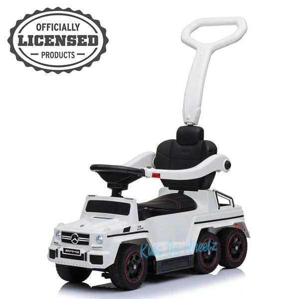 Mercedes Benz AMG 5-in-1 Baby Walker with Adjustable Height - Convertible Infant Push Car, Stroller & Activity Center for Boys & Girls - Perfect for Indoor Play & Outdoor Walks
