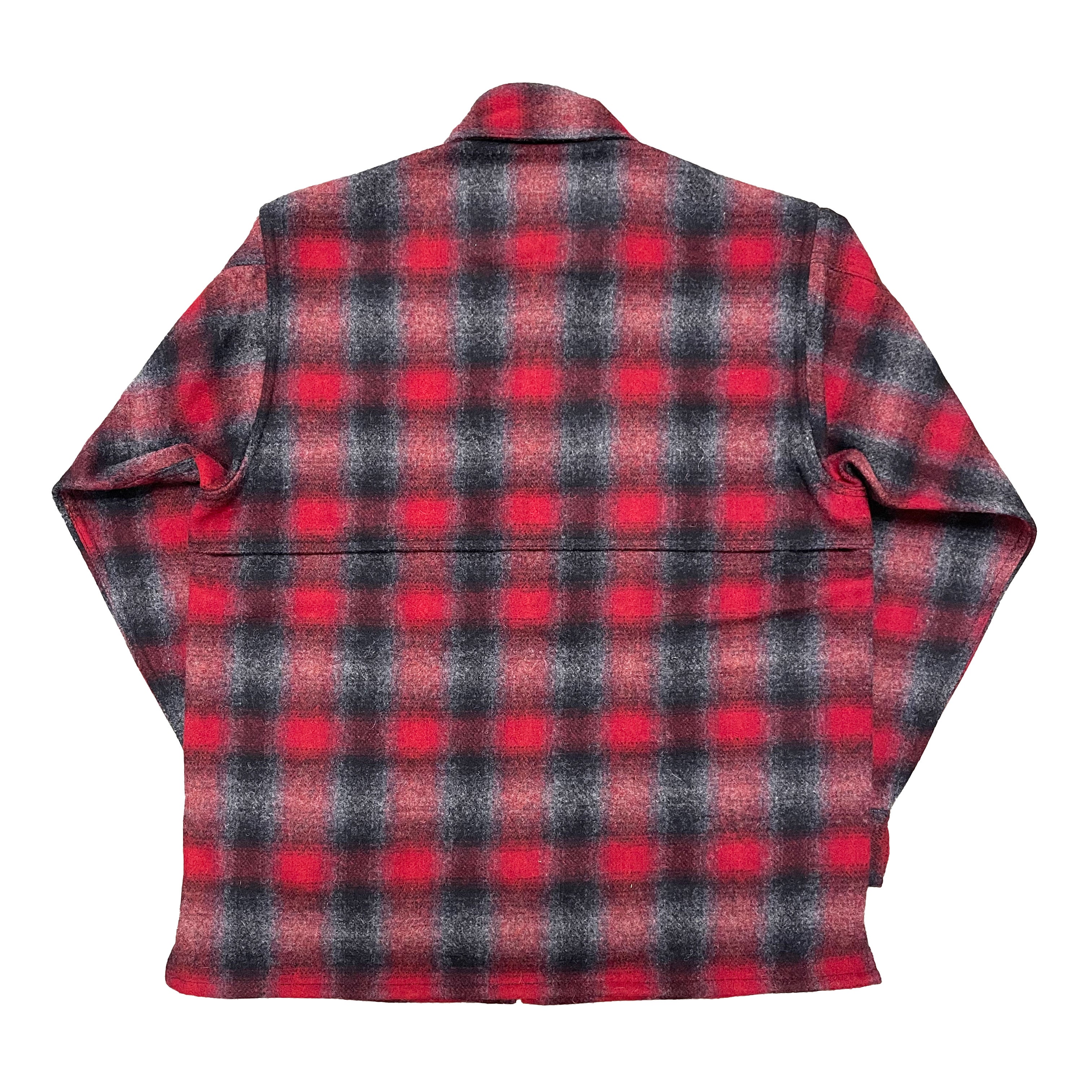 Double Cape Jac Shirt - Red & Gray Muted Plaid Flannel Shirt for Men | Casual Wear, Outdoor Activities & Layering
