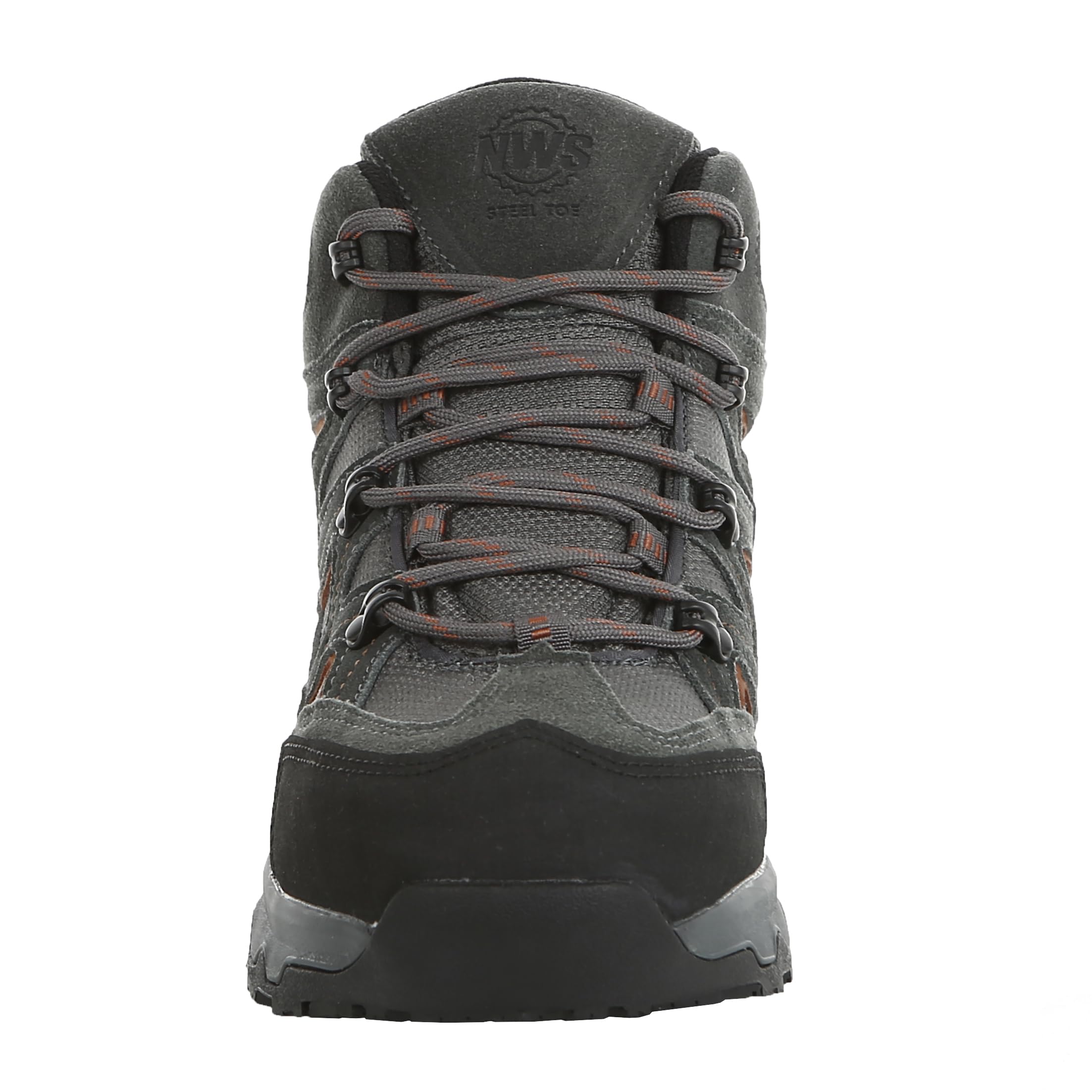 Northside Snohomish Men's Steel Toe Work Boots - Slip Resistant Construction Shoes with Brushed Rubber Toe Guard & EVA Midsole - Durable Suede & Nylon Upper - Ideal for Construction, Warehouse & Outdoor Work