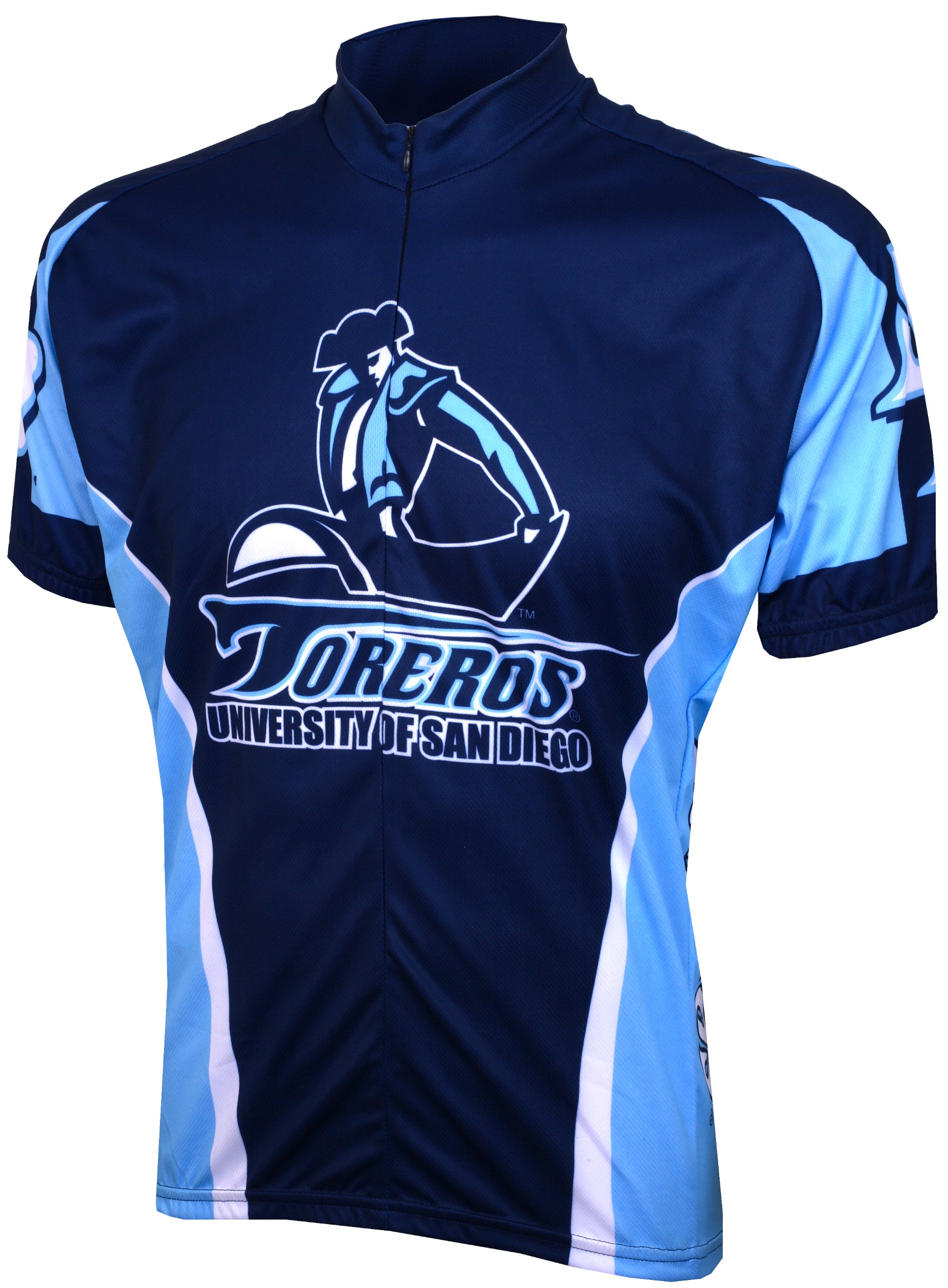 San Diego Toreros Cycling Jersey - NCAA Officially Licensed Bike Shirt for Men & Women - Perfect for Cycling, Racing & Sports Fans