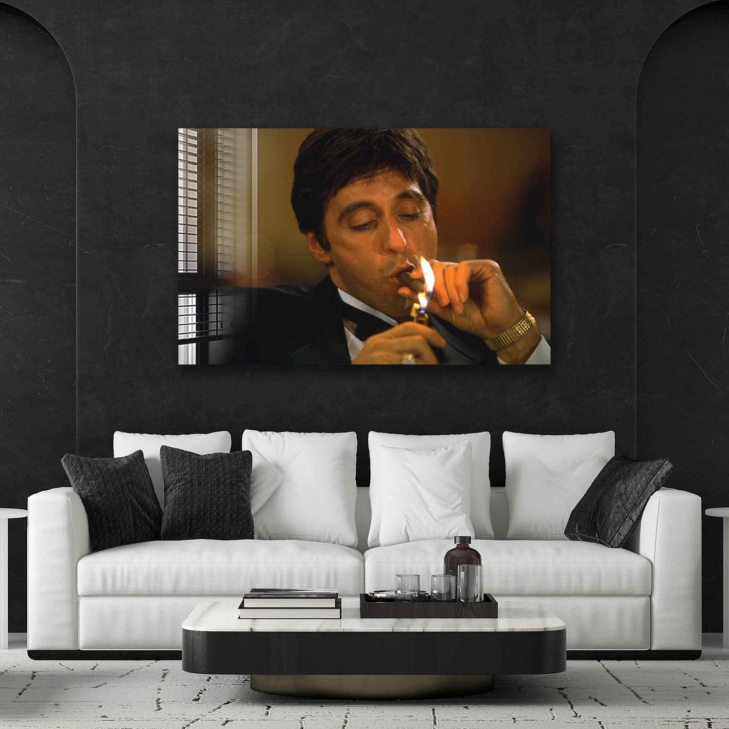 Scarface Tony Montana Al Pacino Movie T-Shirt - Vintage 80s Gangster Film Fan Apparel for Men & Women - Perfect for Movie Nights, Cosplay, and Pop Culture Events